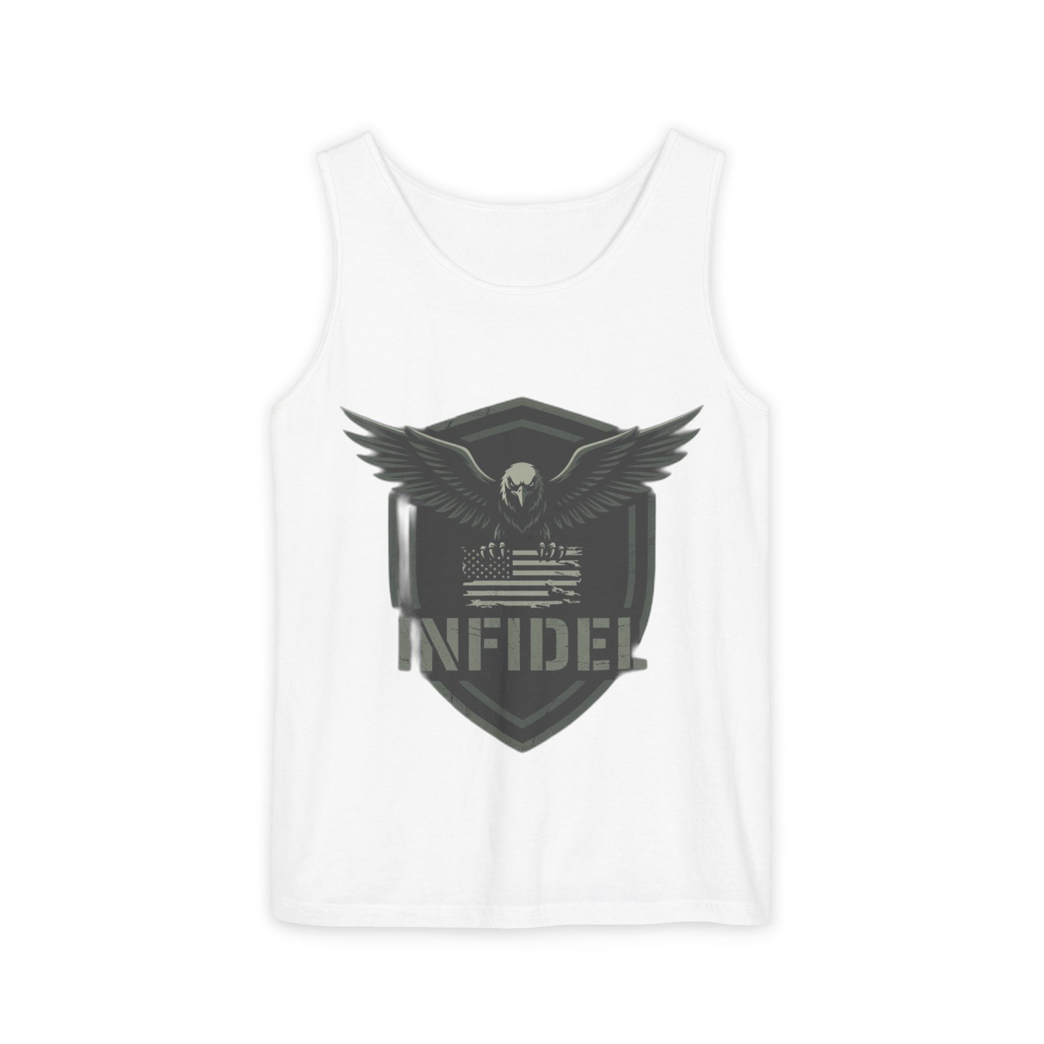Eagle_Flag Garment-Dyed Tank Top