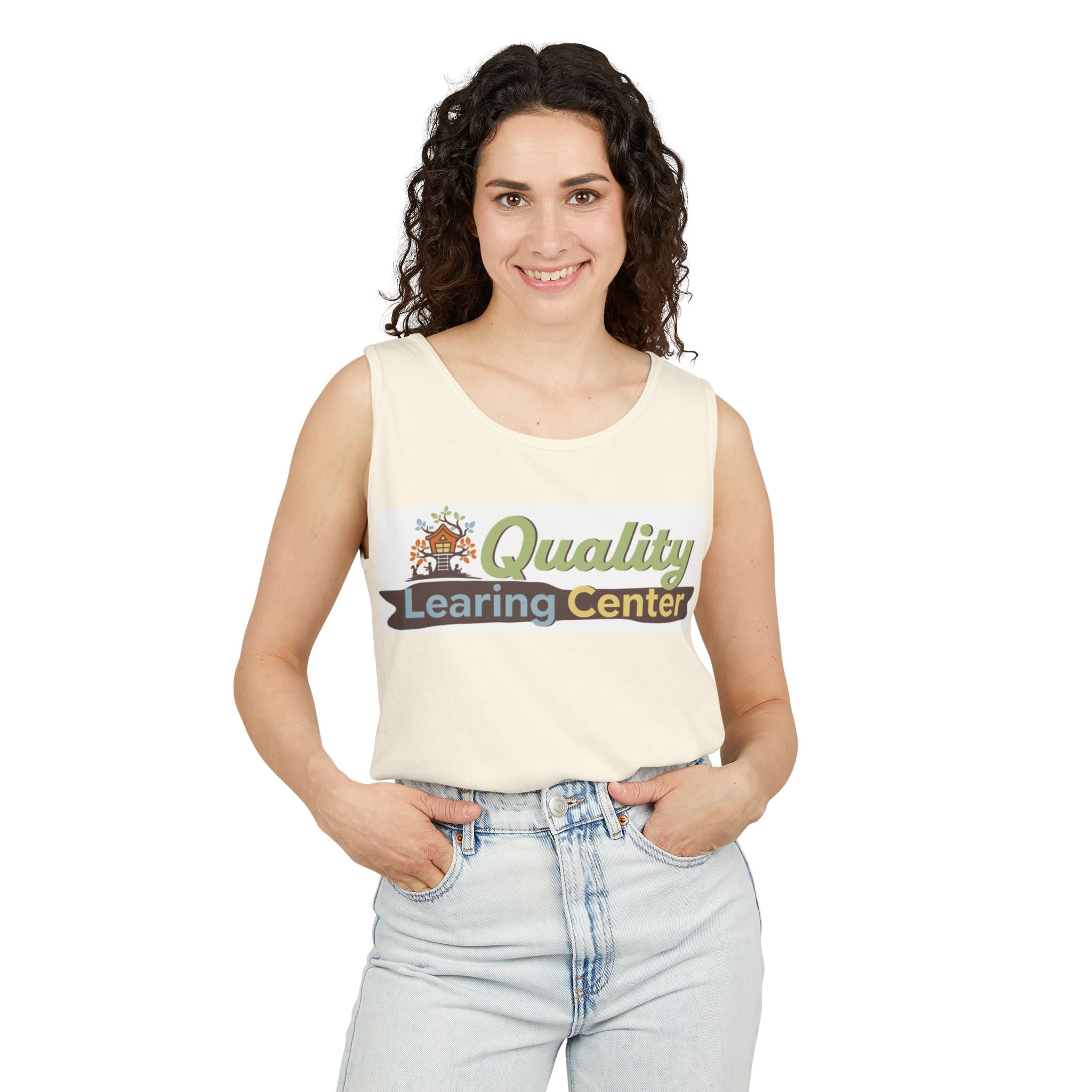 Infidel Learning Center Tee Garment-Dyed Tank Top