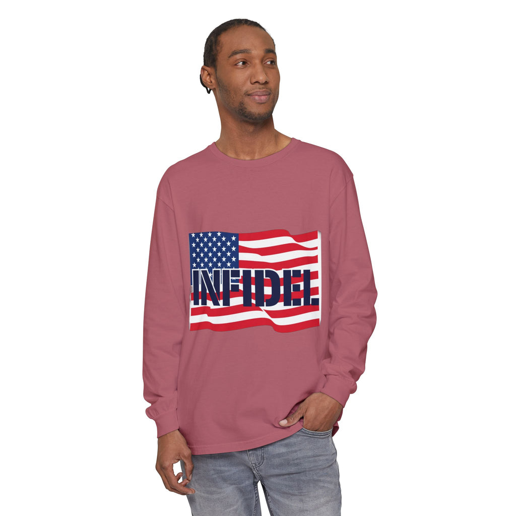American-Bold Comfort Colors Long Sleeve