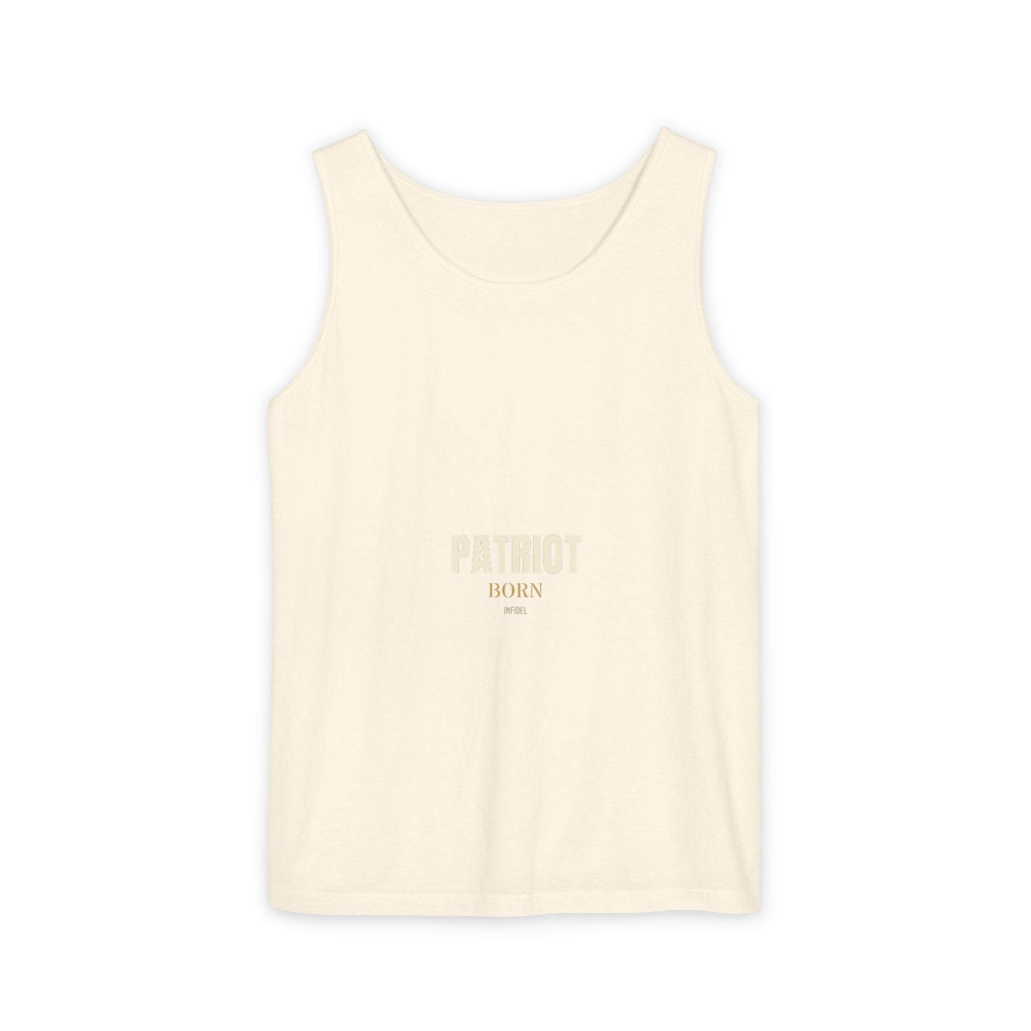 PATRIOT Garment-Dyed Tank Top — Garment-dyed tank top, ringspun cotton, summer weight
