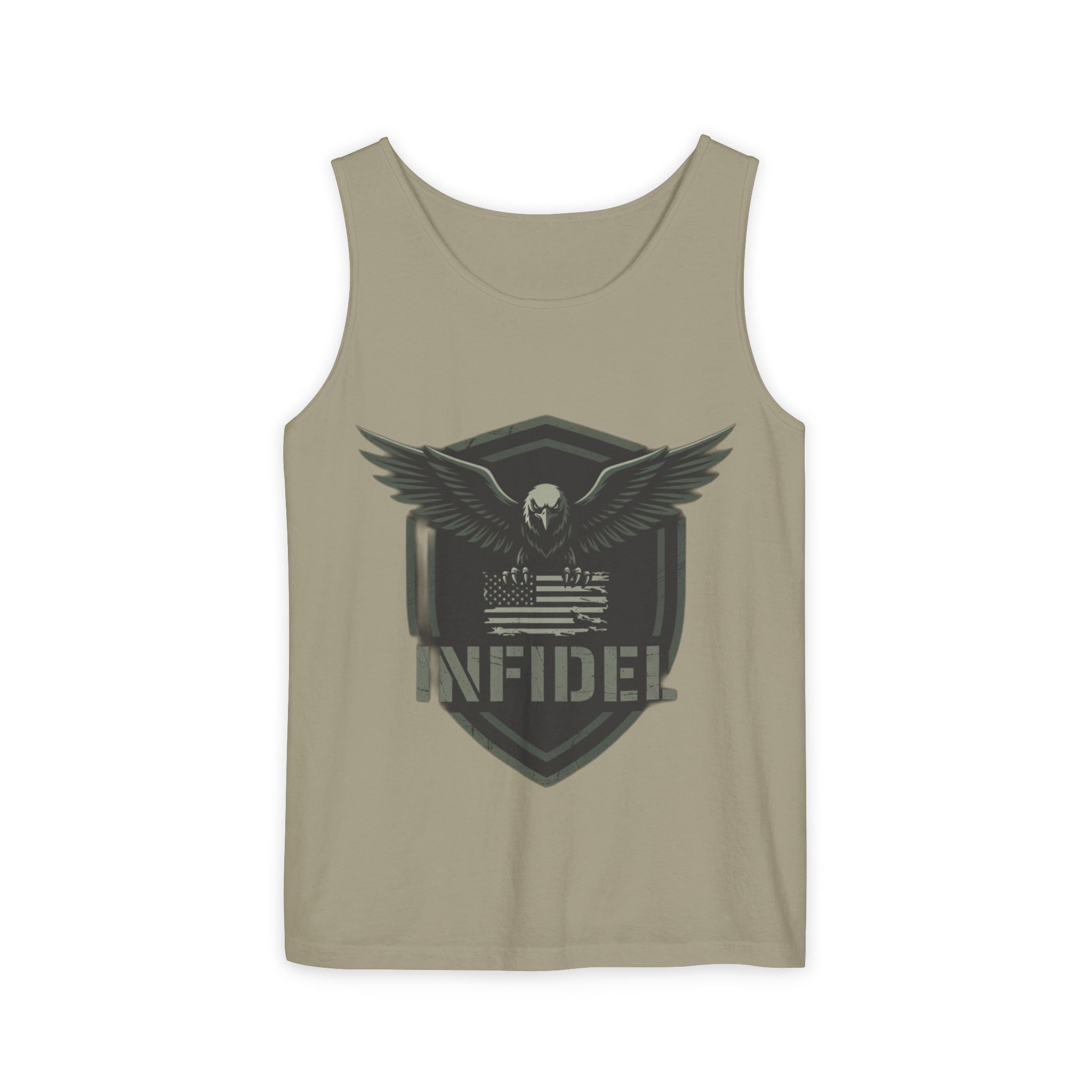 Eagle_Flag Garment-Dyed Tank Top
