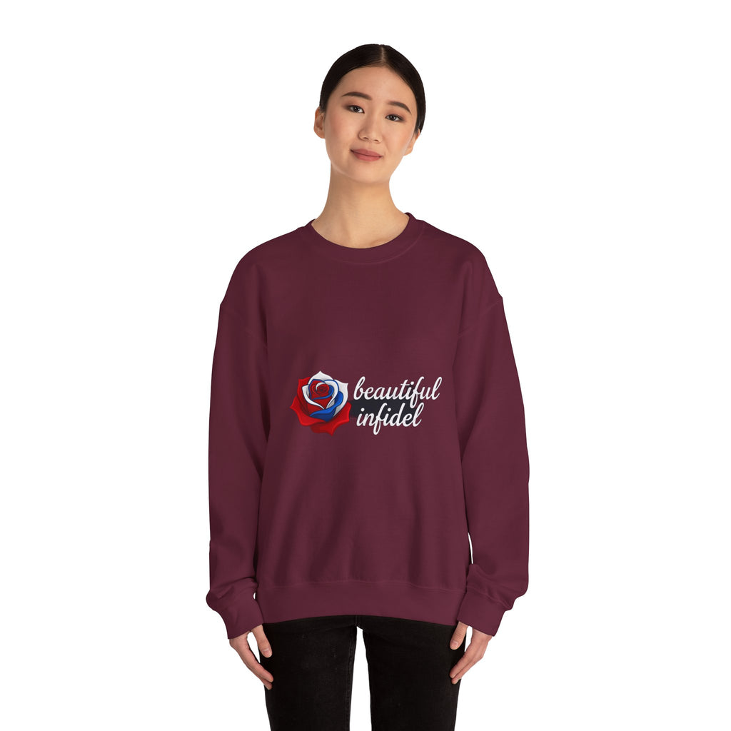 Infidel Beautiful Infidel  Gildan Crewneck Sweatshirt