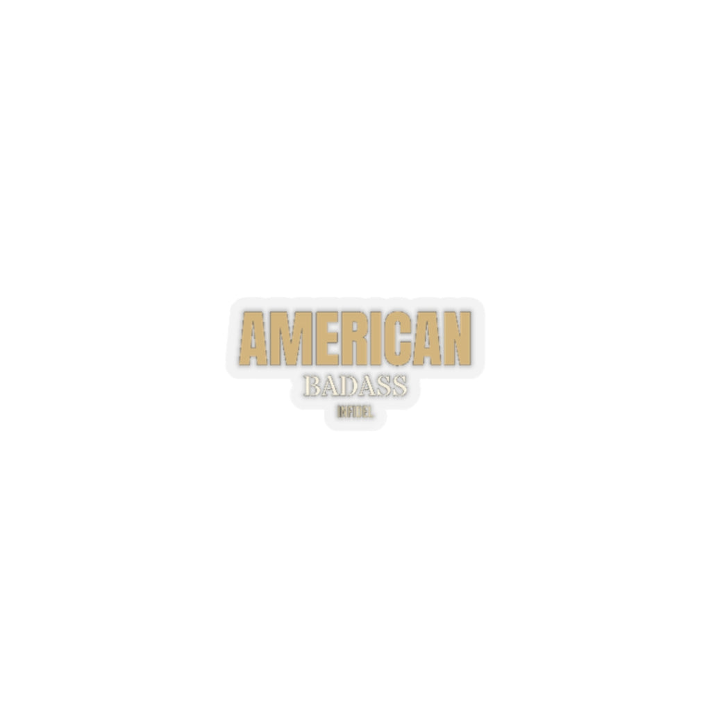 AMERICAN BADASS Sticker Paper products - Infidel.me Patriotic Apparel