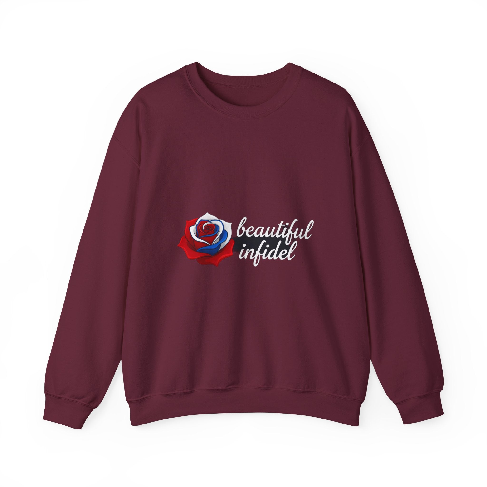 Infidel Beautiful Infidel  Gildan Crewneck Sweatshirt