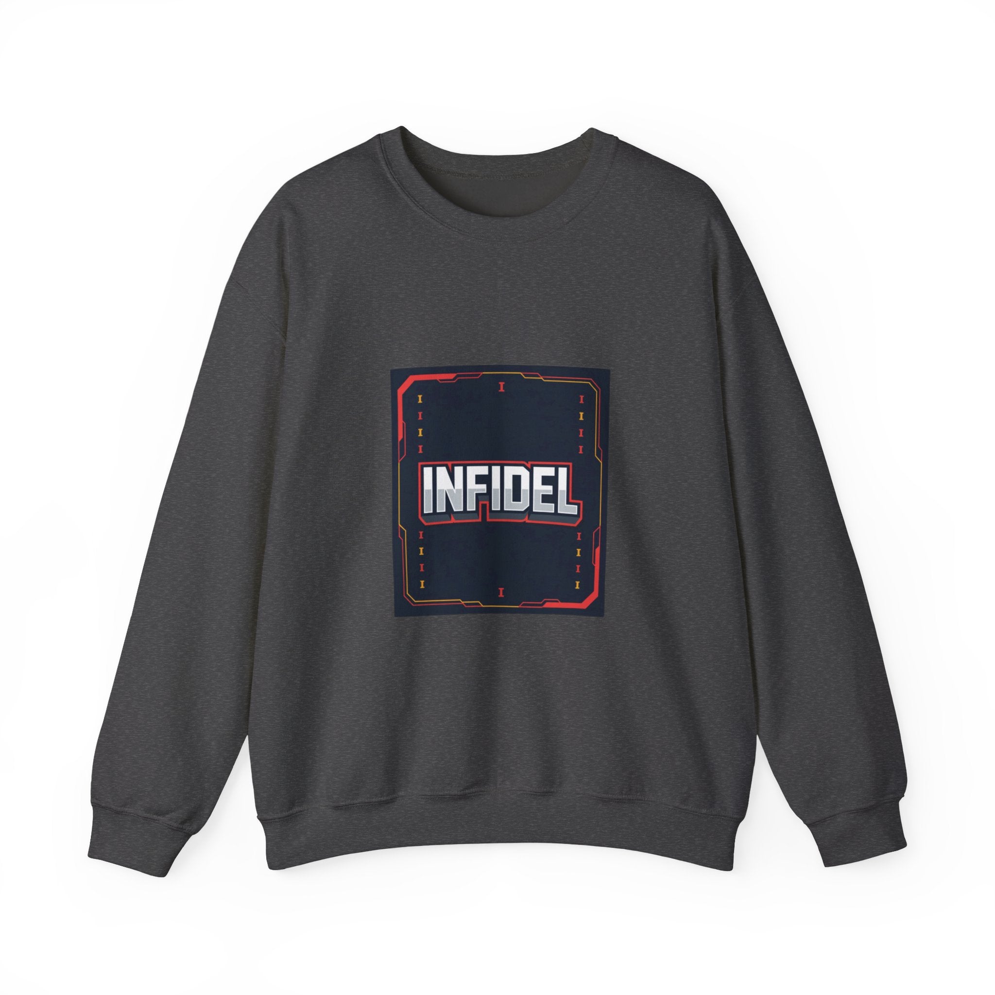 Infidel Pong  Gildan Crewneck Sweatshirt