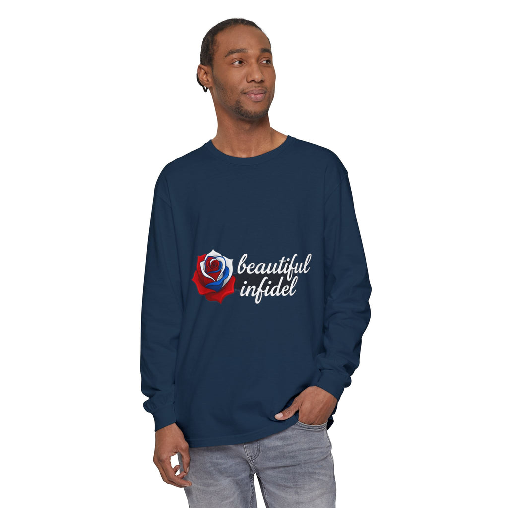 Infidel Beautiful Infidel  Comfort Colors Long Sleeve