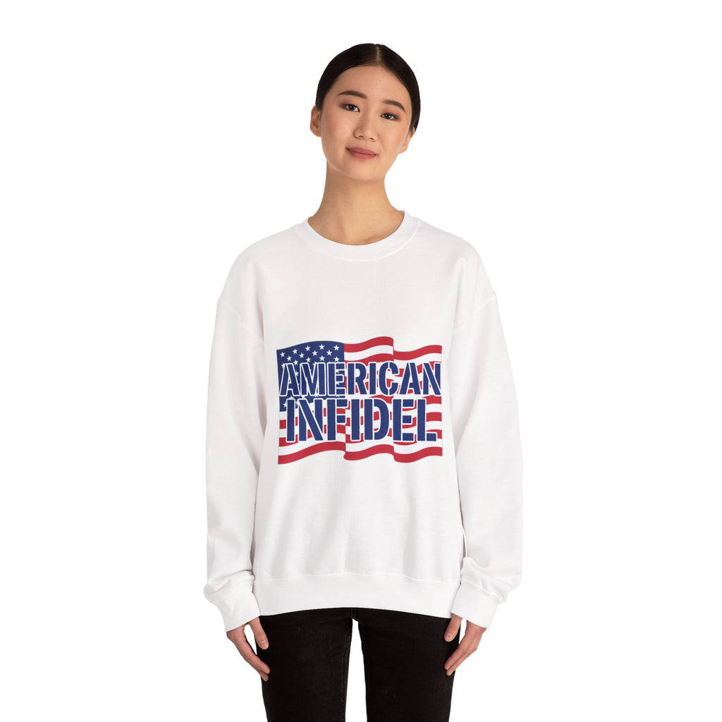 Infidel American Infidel Gildan Crewneck Sweatshirt