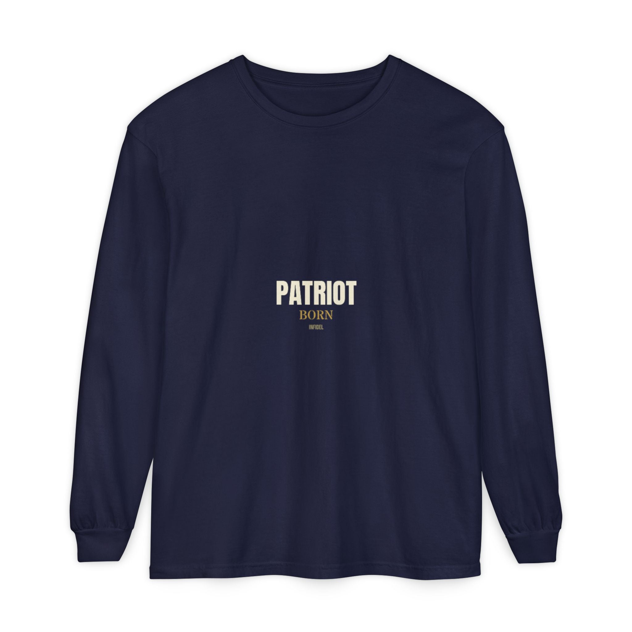 PATRIOT Comfort Colors Long Sleeve — Comfort Colors long sleeve tee, garment-dyed, relaxed fit