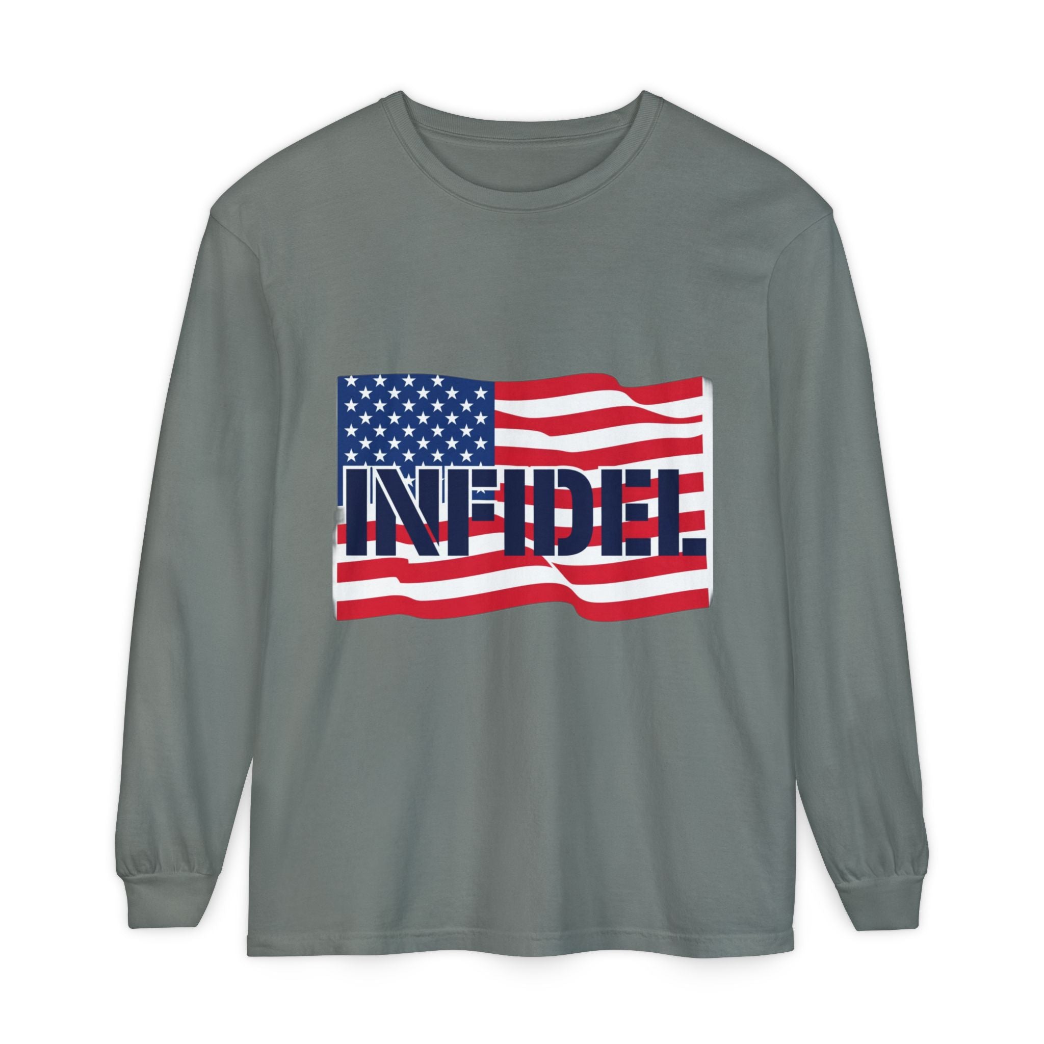 American-Bold Comfort Colors Long Sleeve
