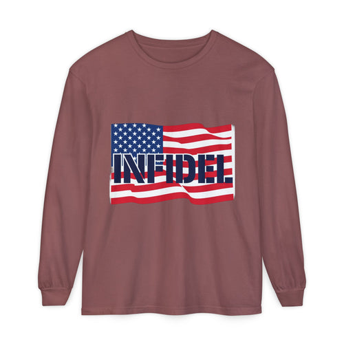 American-Bold Comfort Colors Long Sleeve