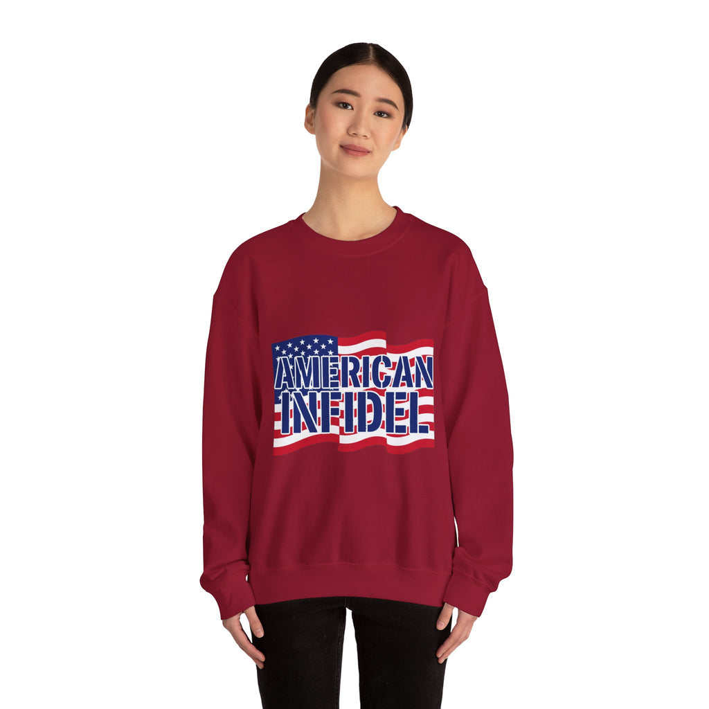 Infidel American Infidel Gildan Crewneck Sweatshirt