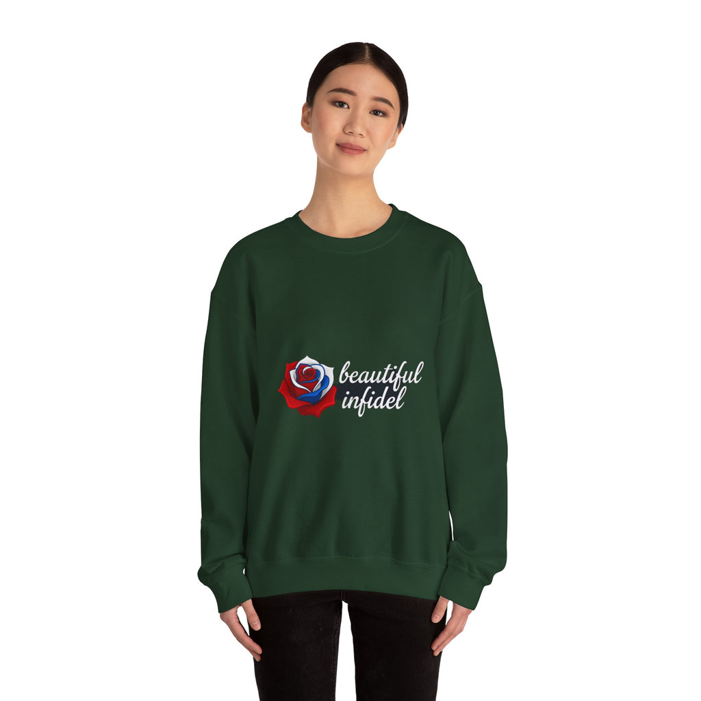 Infidel Beautiful Infidel  Gildan Crewneck Sweatshirt
