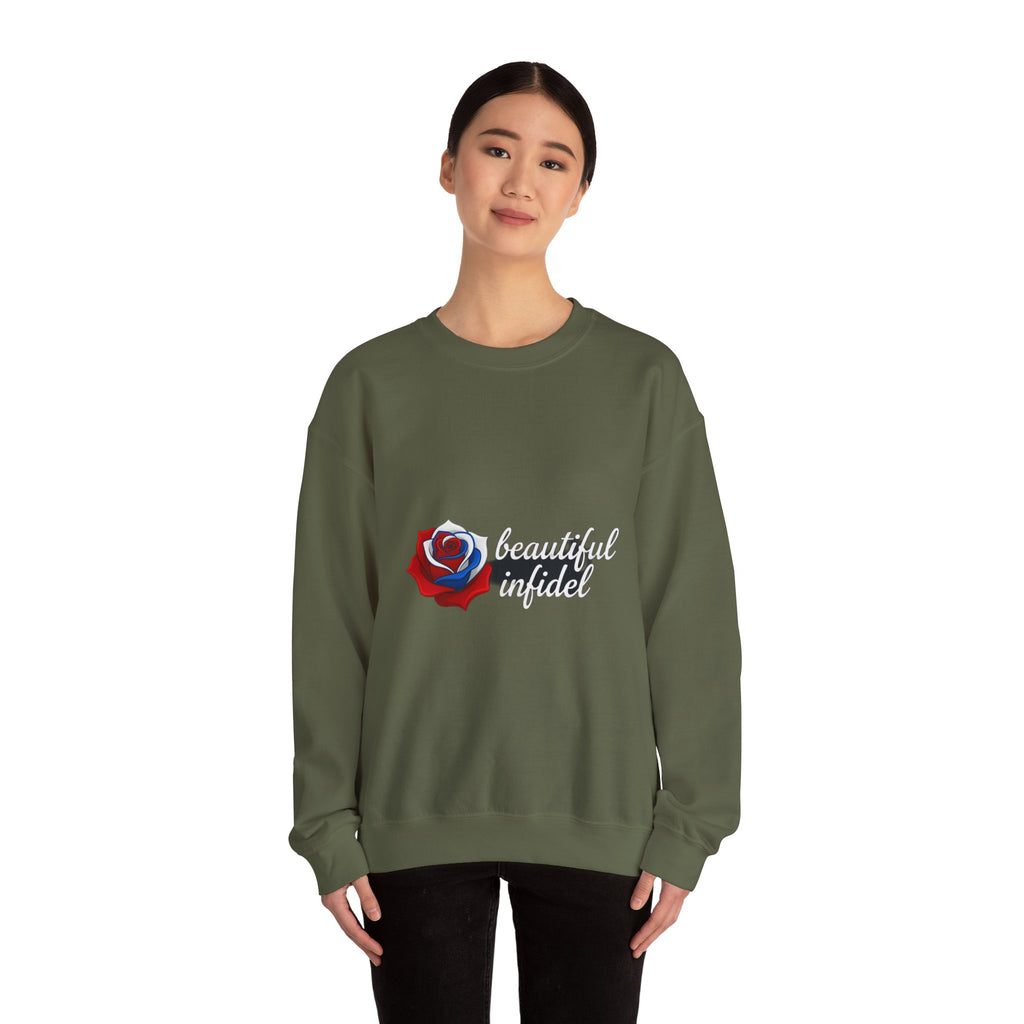 Infidel Beautiful Infidel  Gildan Crewneck Sweatshirt