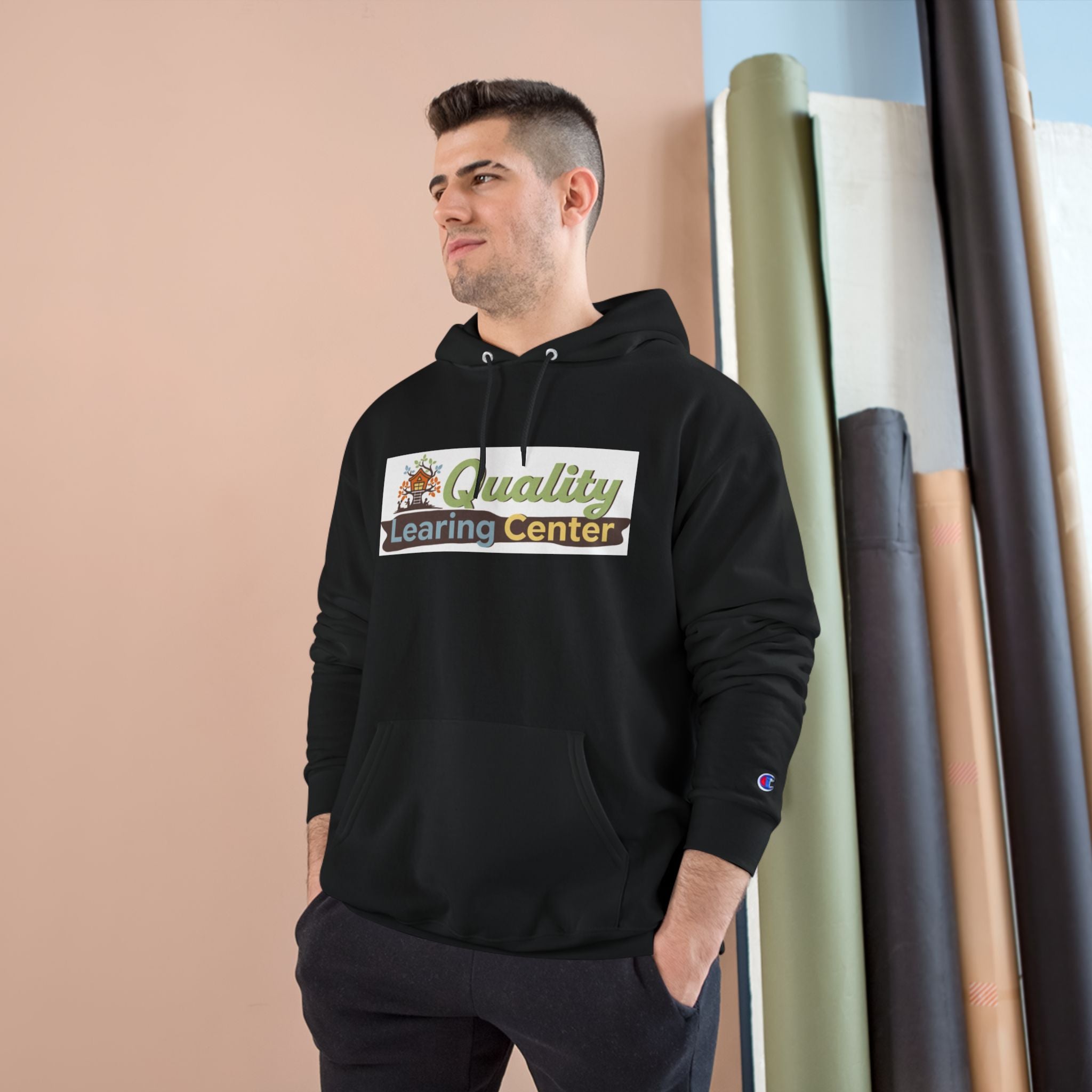 Infidel Learning Center Tee Champion Hoodie