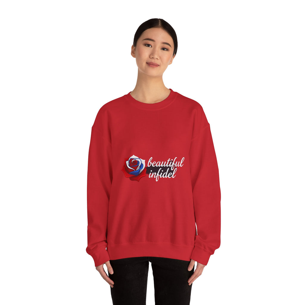 Infidel Beautiful Infidel  Gildan Crewneck Sweatshirt