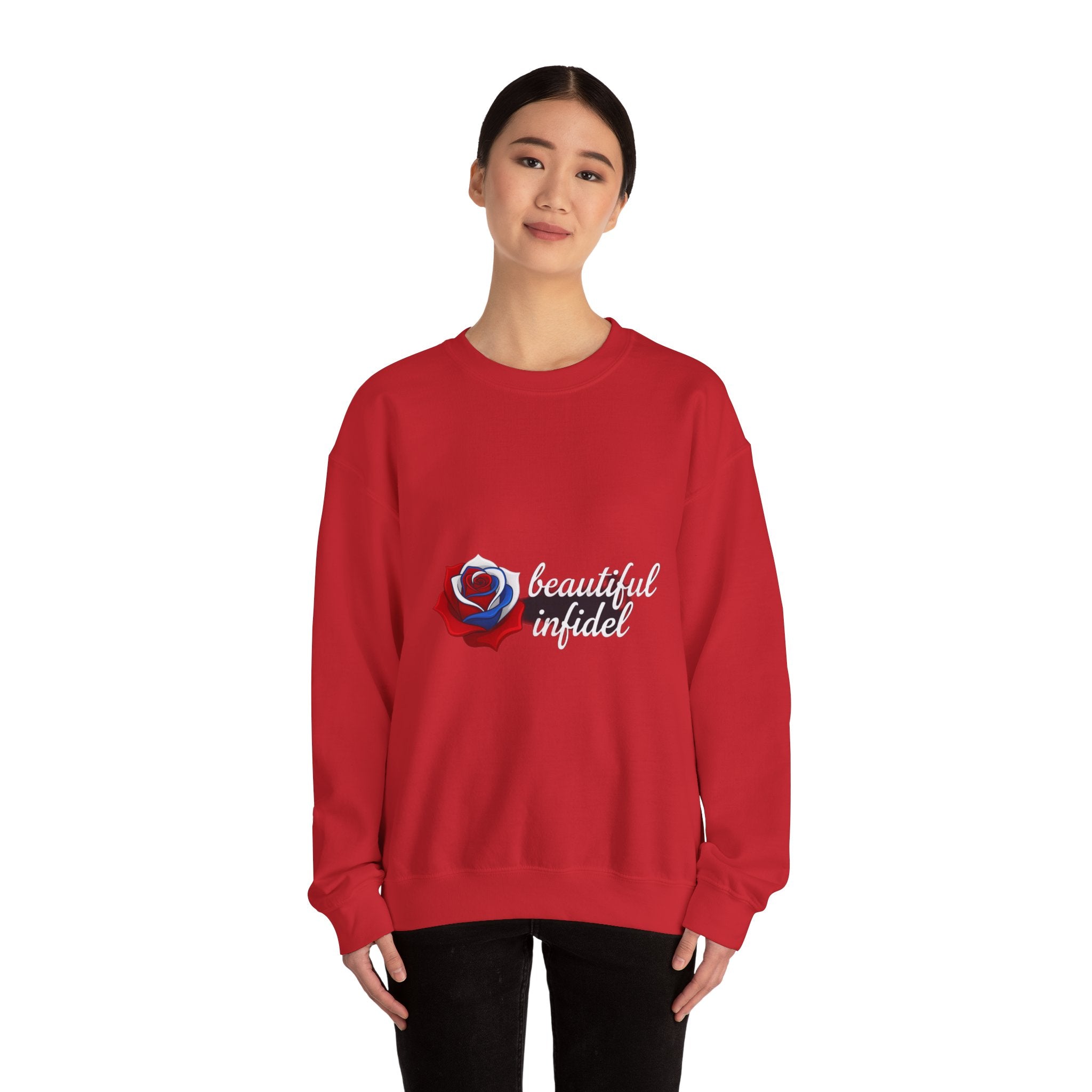 Infidel Beautiful Infidel  Gildan Crewneck Sweatshirt