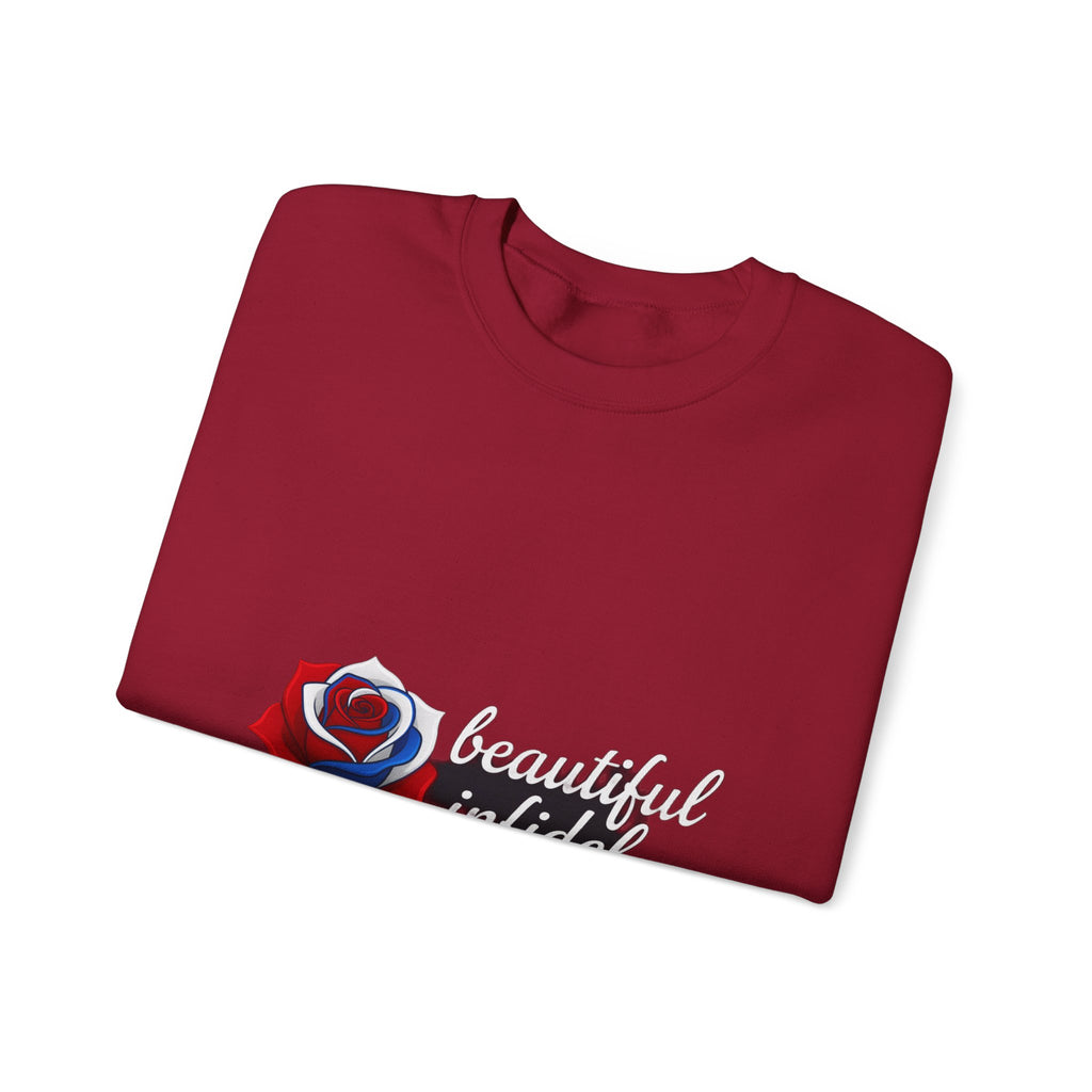 Infidel Beautiful Infidel  Gildan Crewneck Sweatshirt