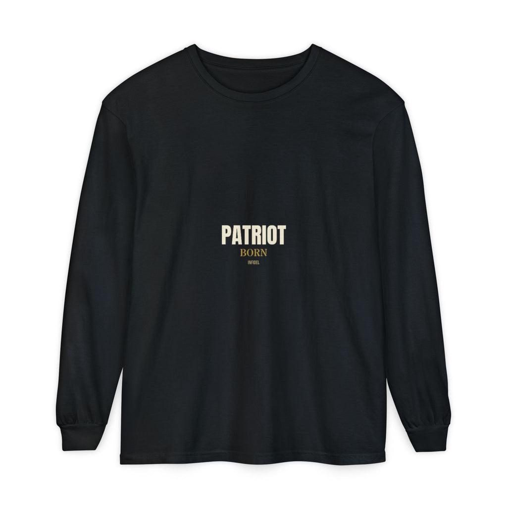 PATRIOT Comfort Colors Long Sleeve — Comfort Colors long sleeve tee, garment-dyed, relaxed fit