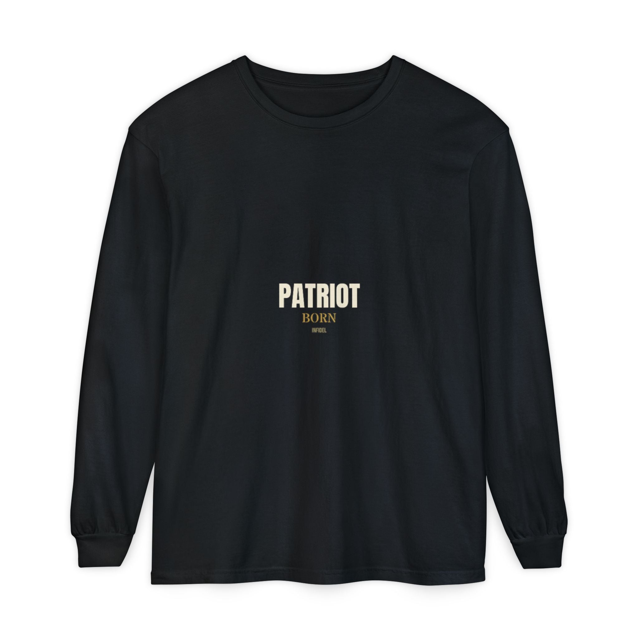 PATRIOT Comfort Colors Long Sleeve — Comfort Colors long sleeve tee, garment-dyed, relaxed fit