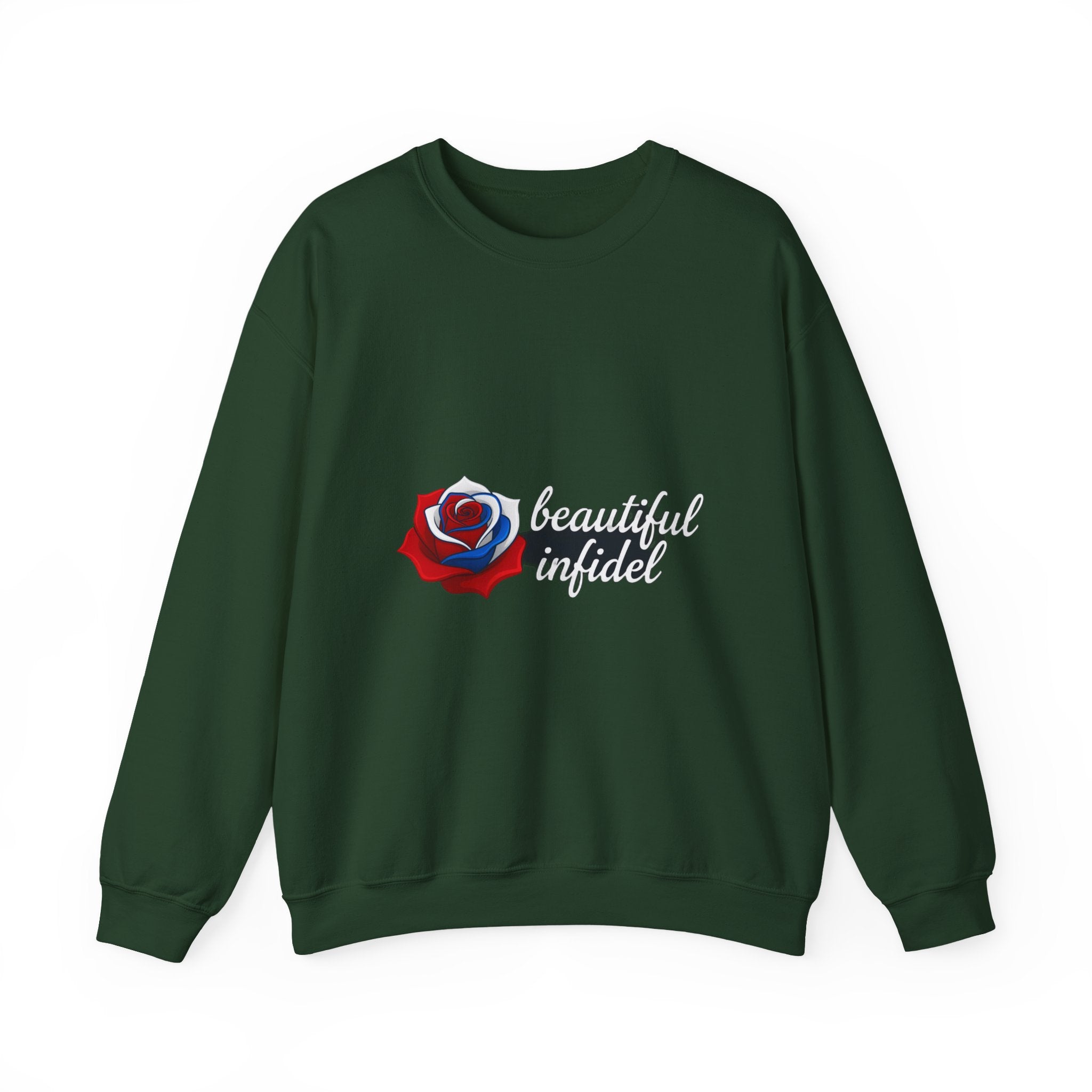 Infidel Beautiful Infidel  Gildan Crewneck Sweatshirt