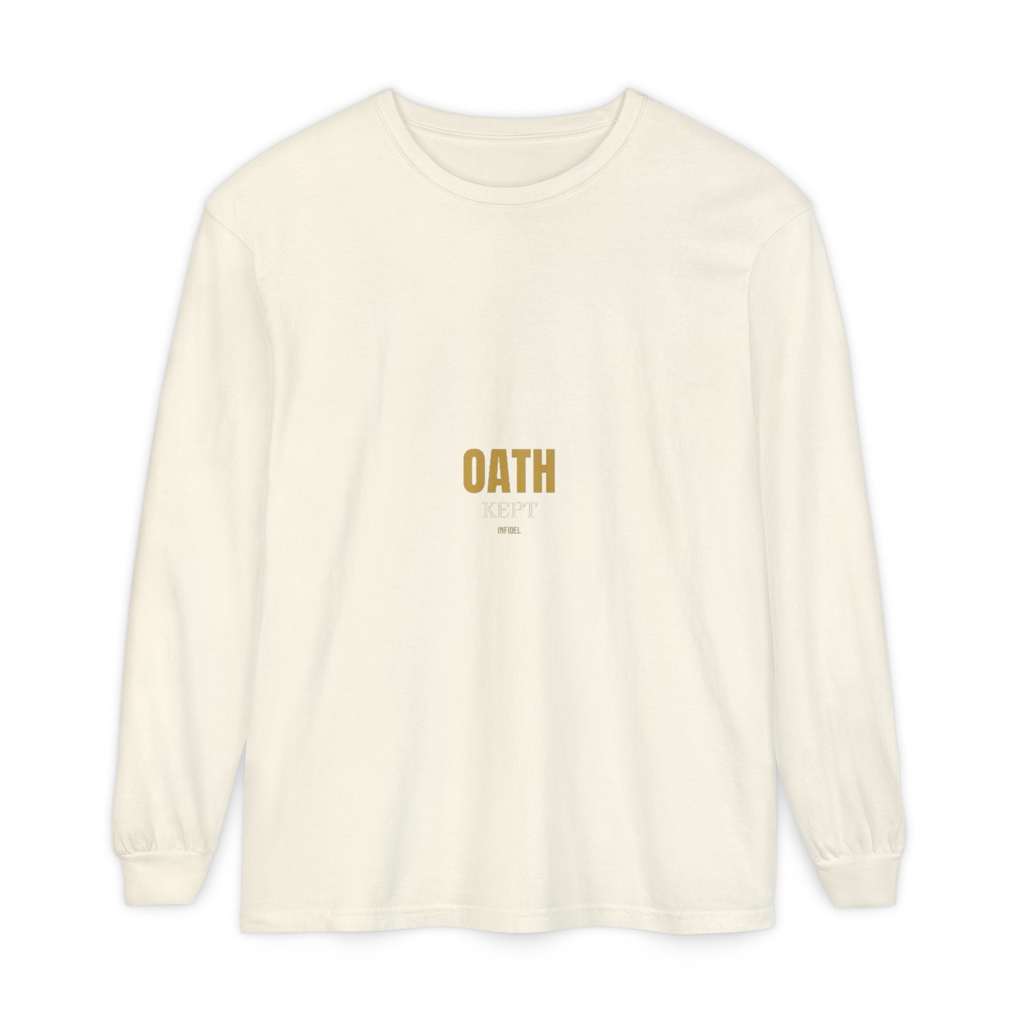 OATH KEPT Comfort Colors Long Sleeve — Comfort Colors long sleeve tee, garment-dyed, relaxed fit