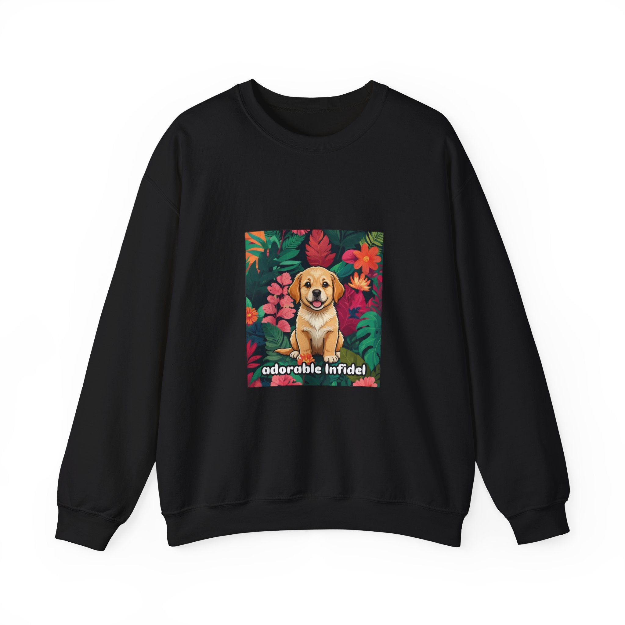 Adorable Infidel Gildan Crewneck Sweatshirt