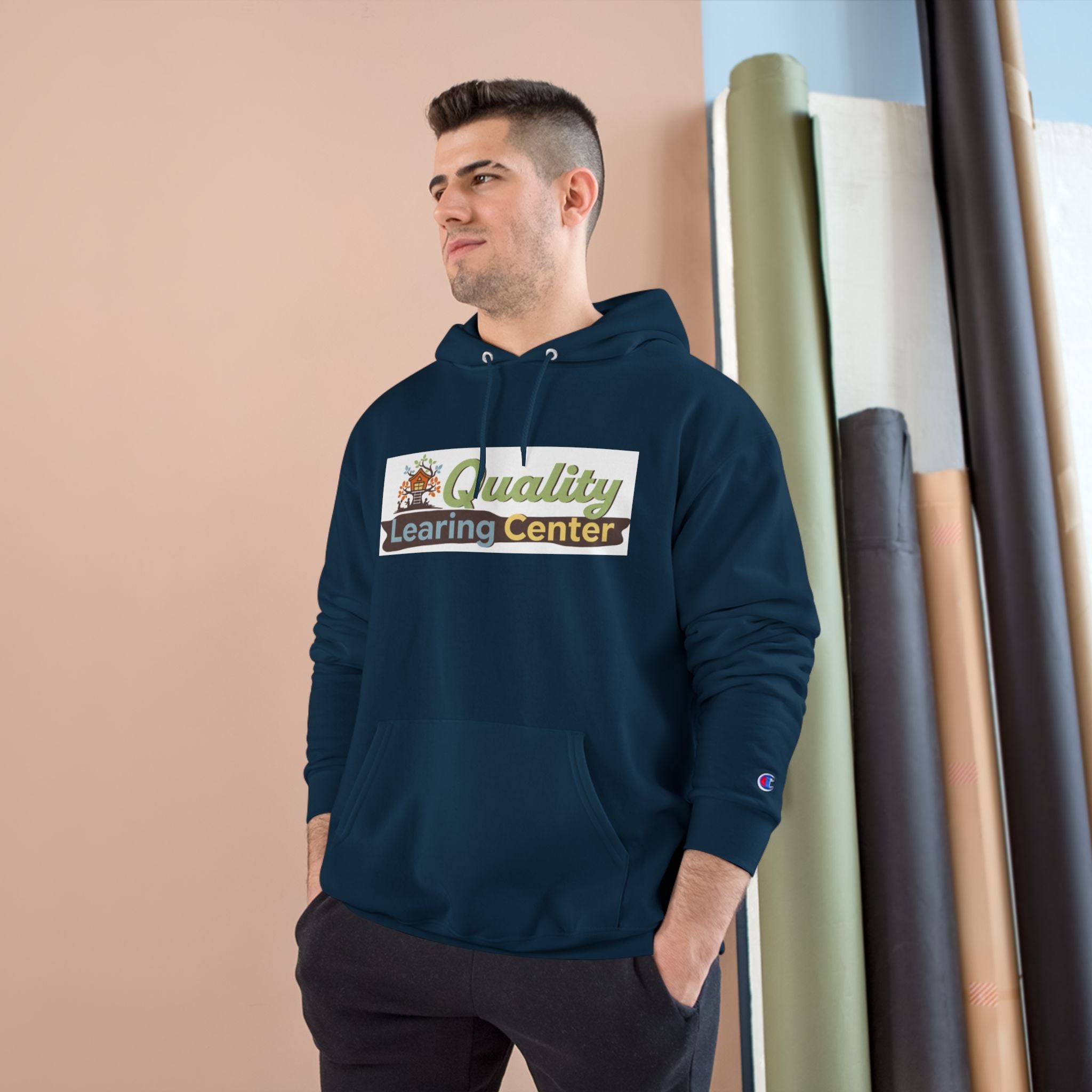 Infidel Learning Center Tee Champion Hoodie