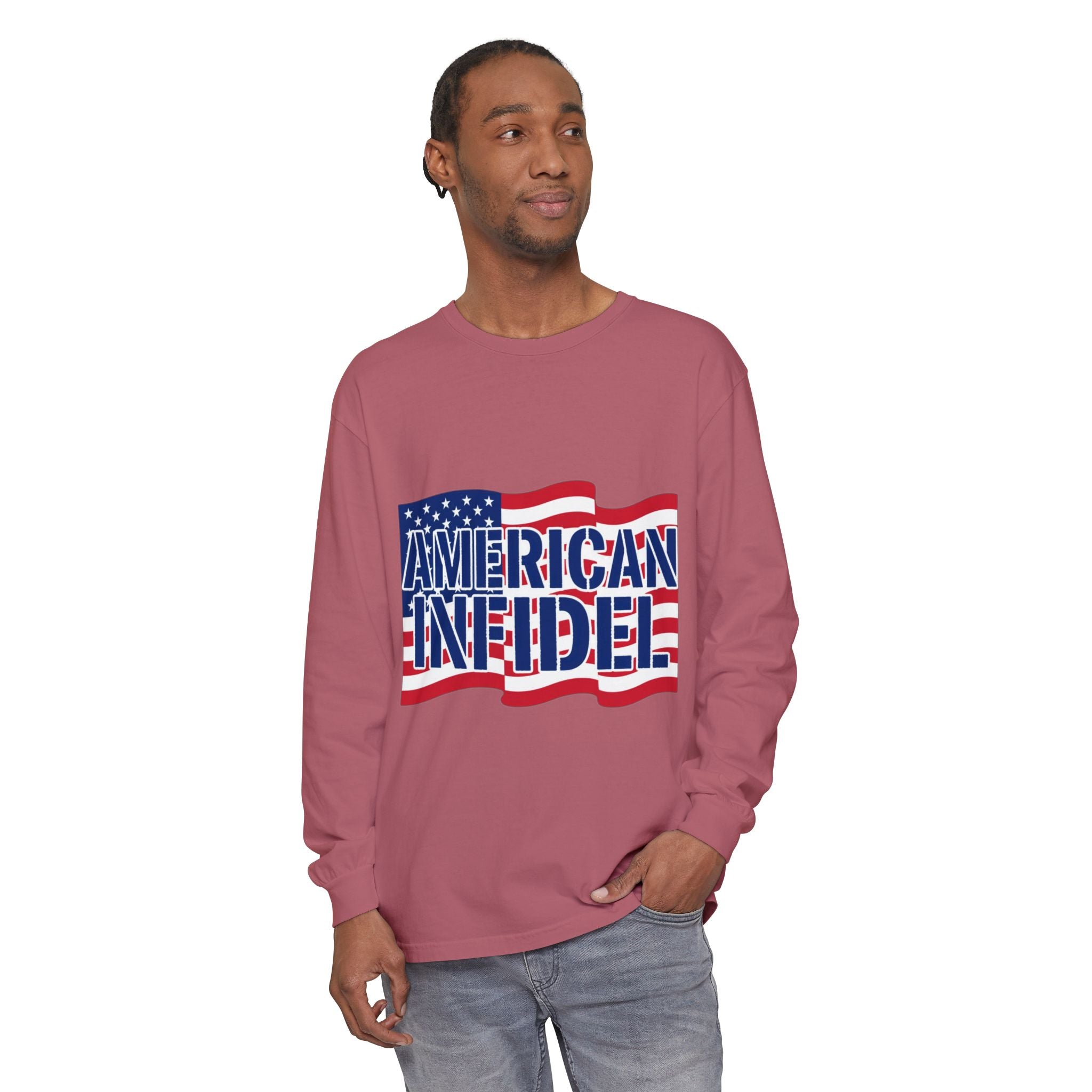 Infidel American Infidel Comfort Colors Long Sleeve