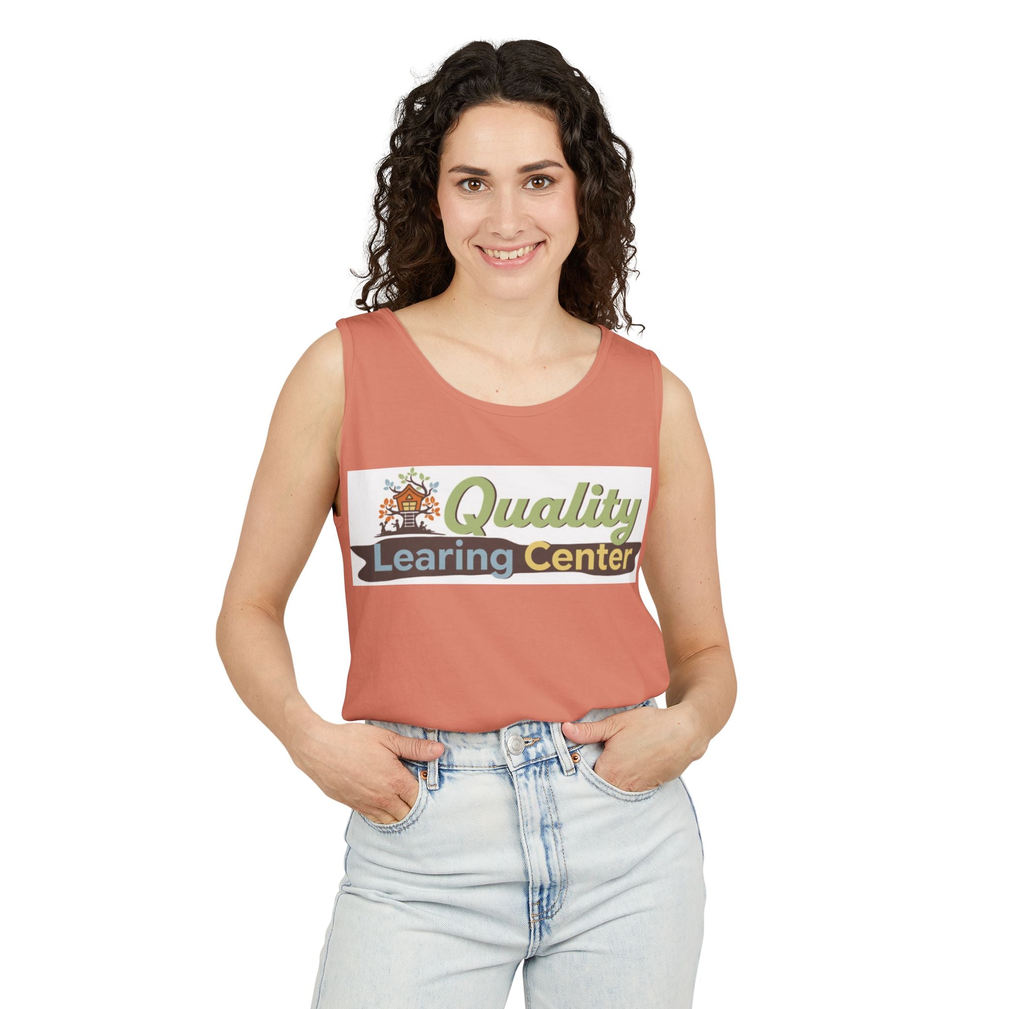Infidel Learning Center Tee Garment-Dyed Tank Top