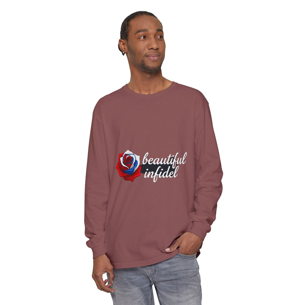 Infidel Beautiful Infidel  Comfort Colors Long Sleeve