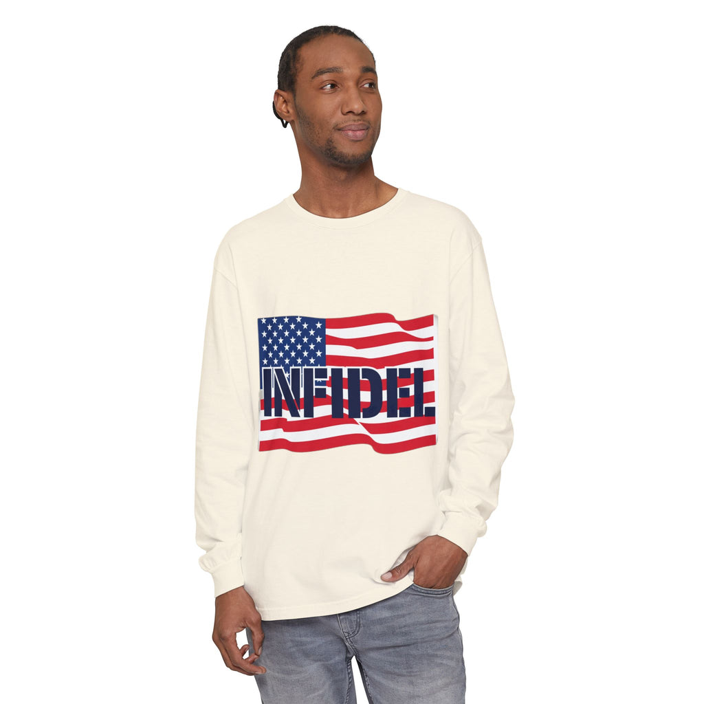 American-Bold Comfort Colors Long Sleeve