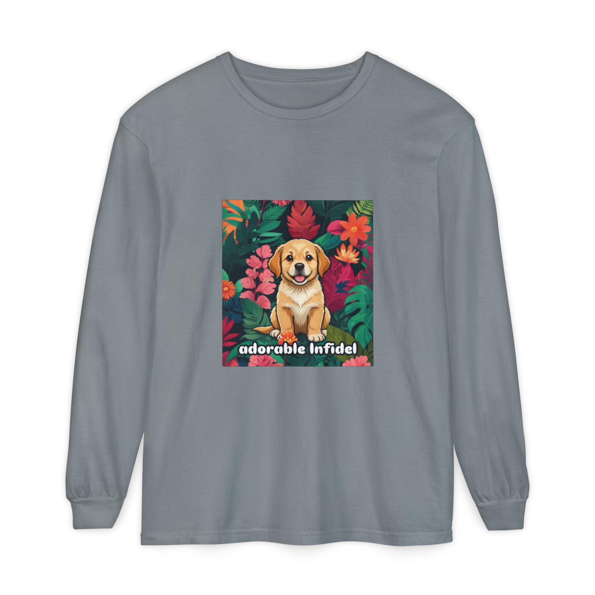 Adorable Infidel Comfort Colors Long Sleeve