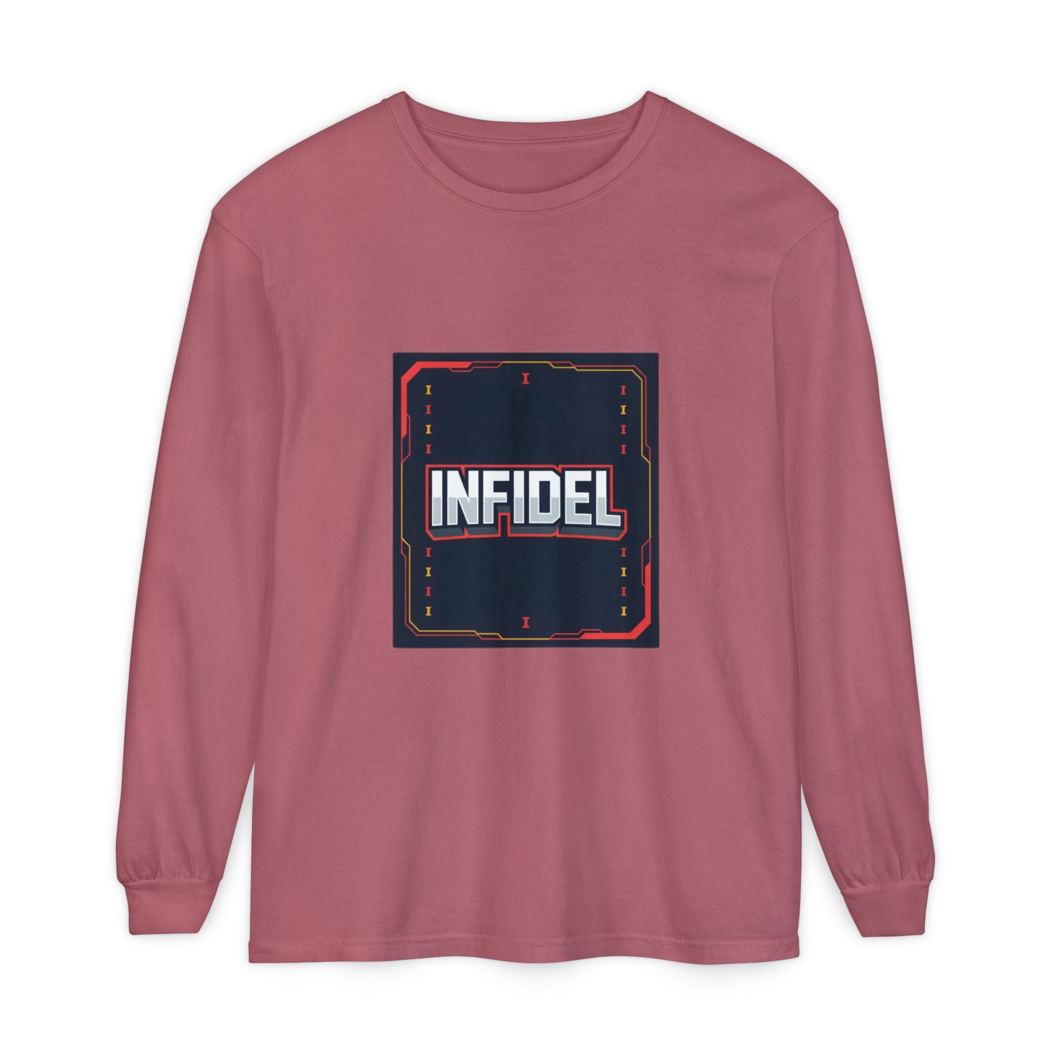 Infidel Pong  Comfort Colors Long Sleeve