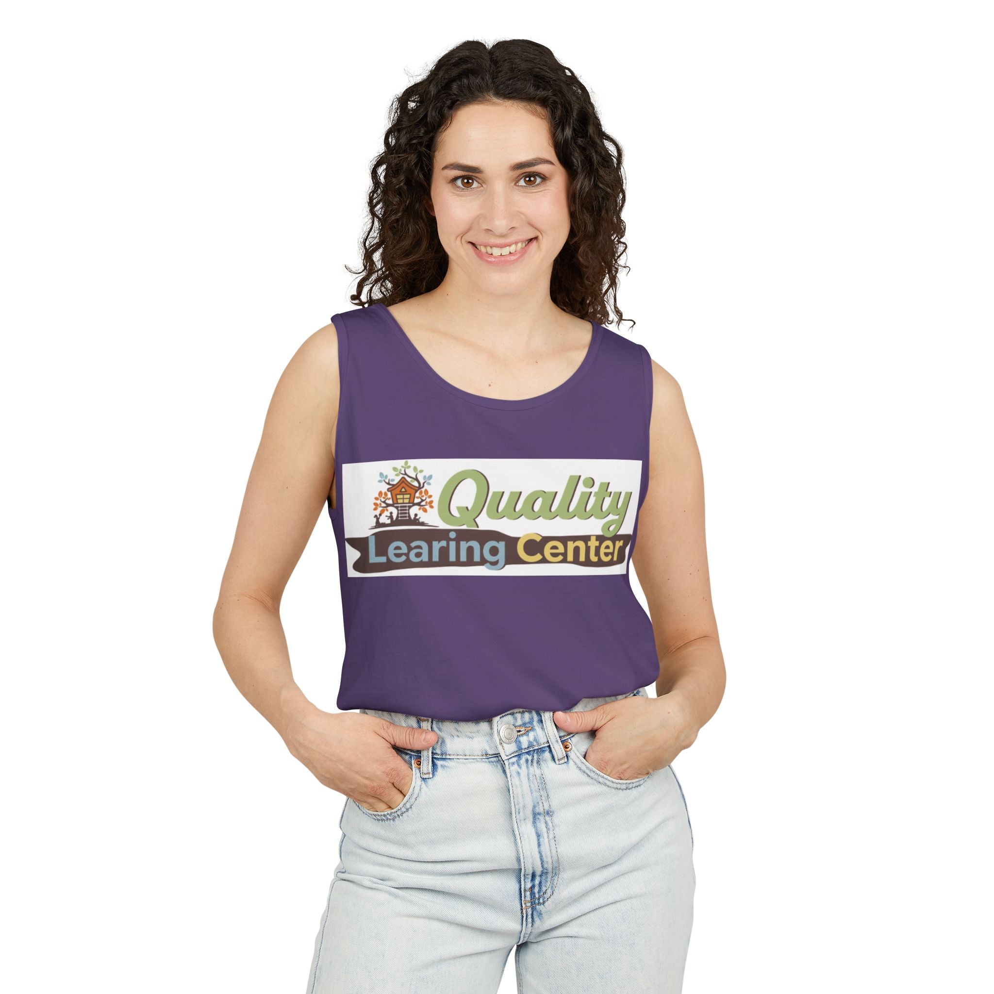 Infidel Learning Center Tee Garment-Dyed Tank Top