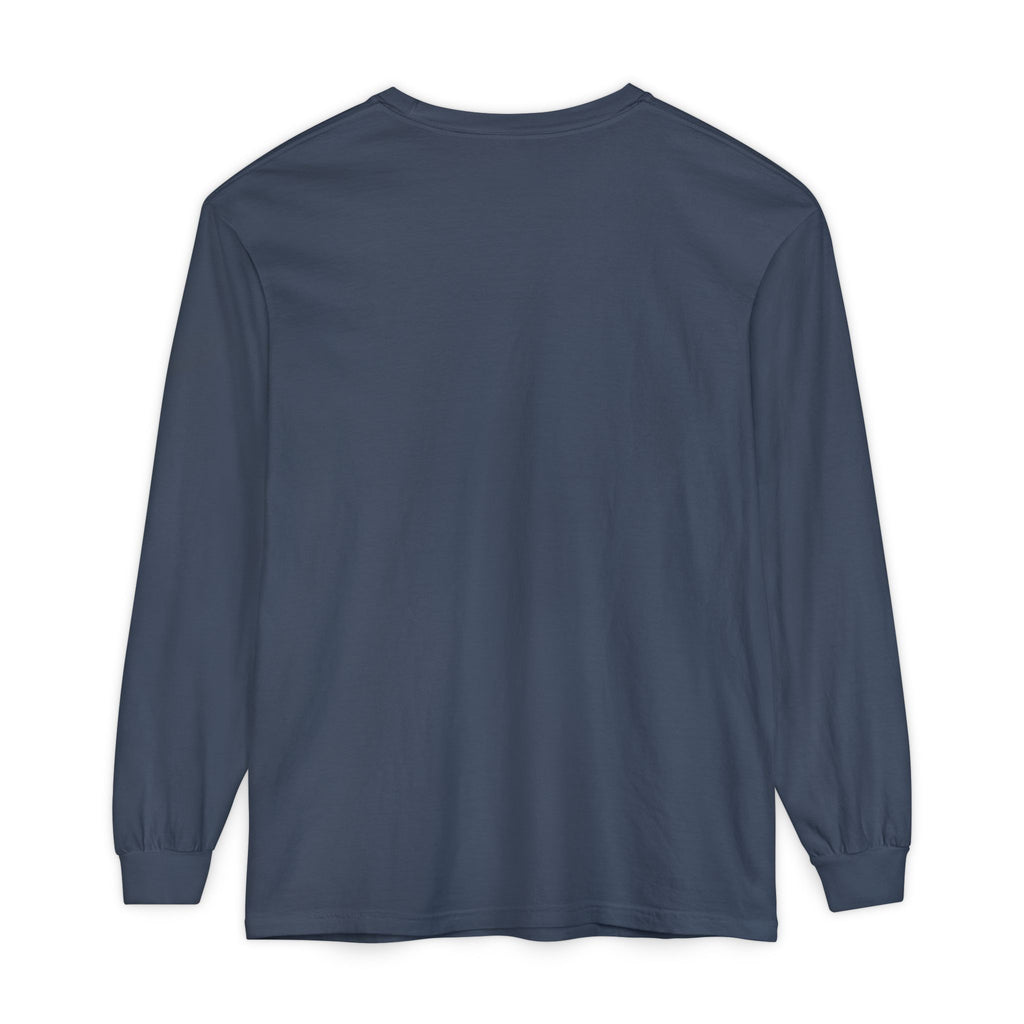 NO STEP BACK Comfort Colors Long Sleeve — Comfort Colors long sleeve tee, garment-dyed, relaxed fit