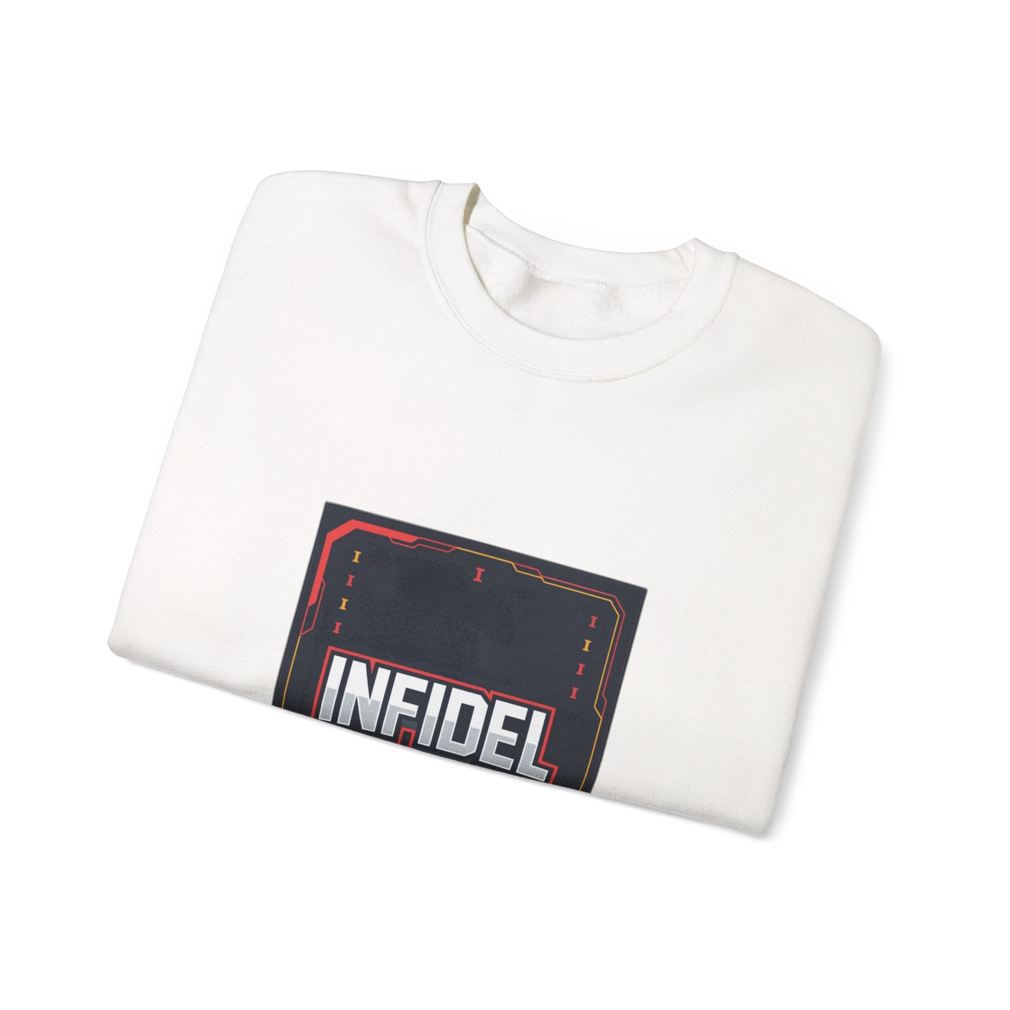 Infidel Pong  Gildan Crewneck Sweatshirt