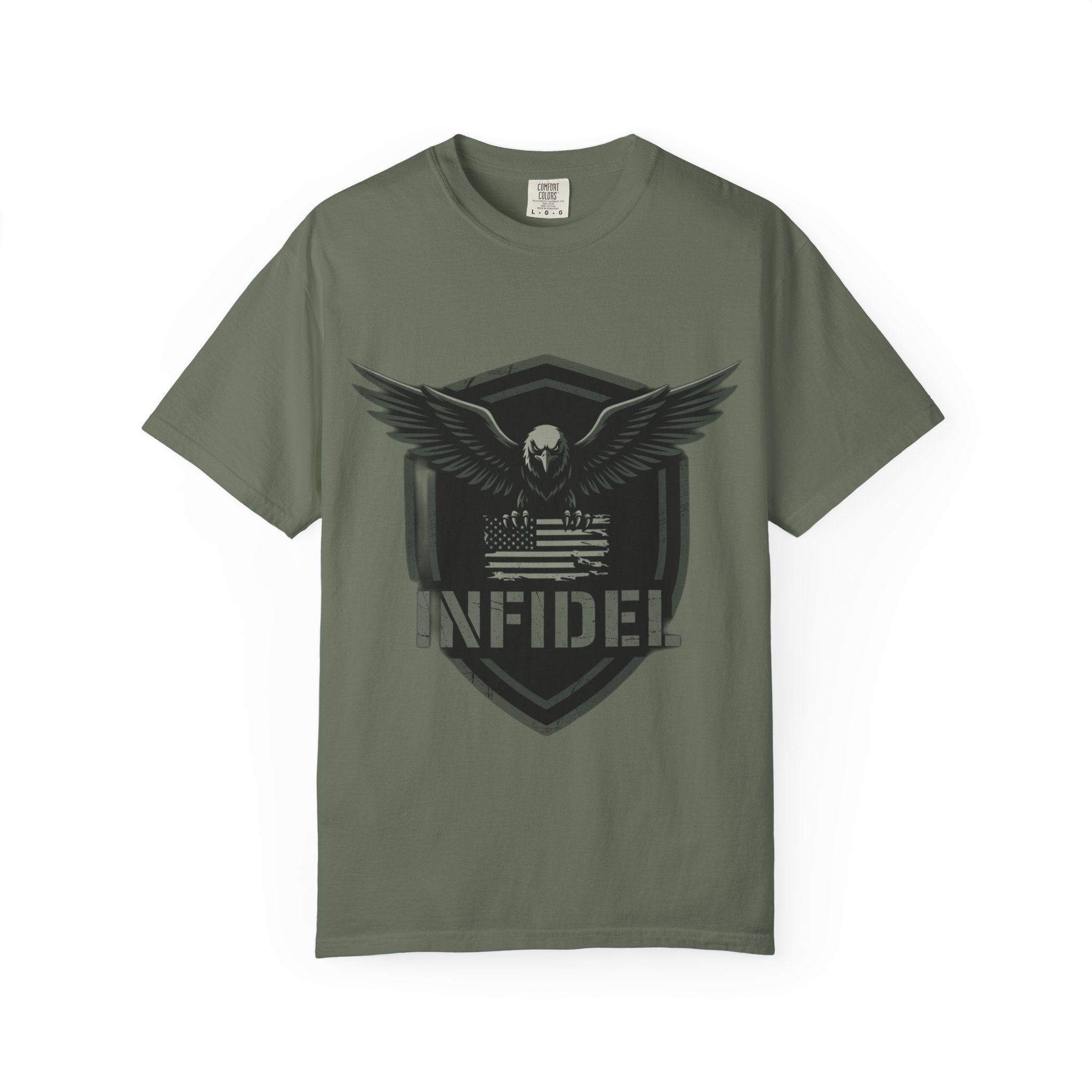 Eagle_Flag Comfort Colors Tee