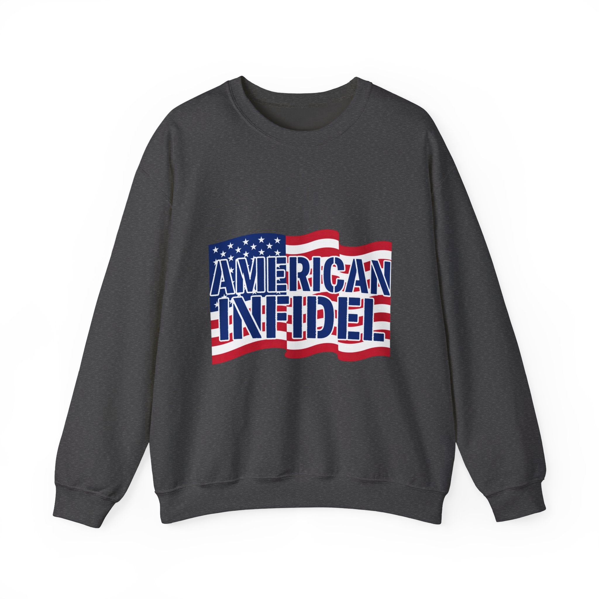 Infidel American Infidel Gildan Crewneck Sweatshirt