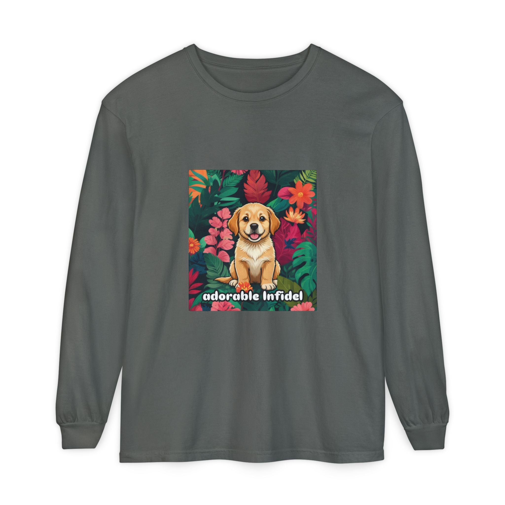 Adorable Infidel Comfort Colors Long Sleeve