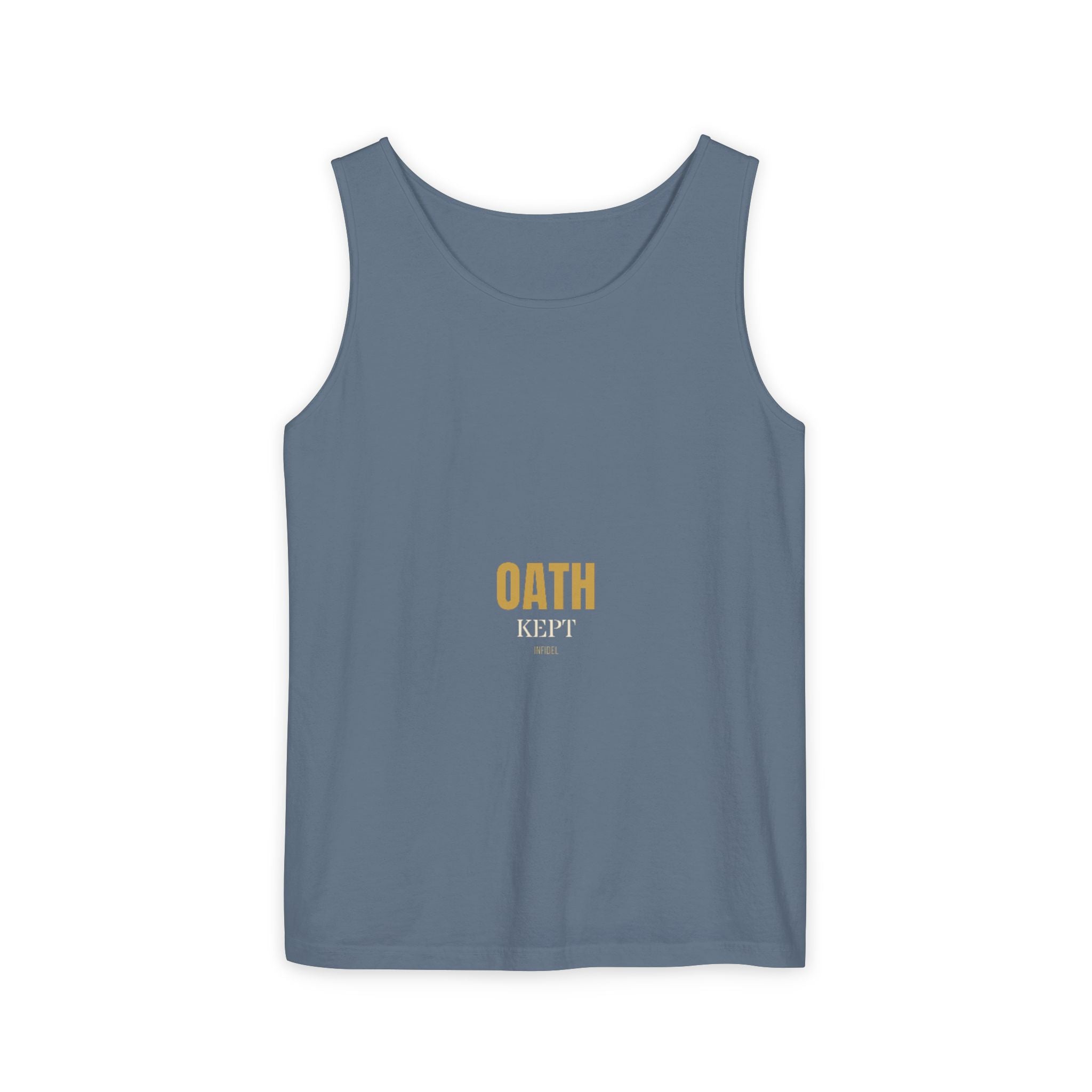 OATH KEPT Garment-Dyed Tank Top — Garment-dyed tank top, ringspun cotton, summer weight