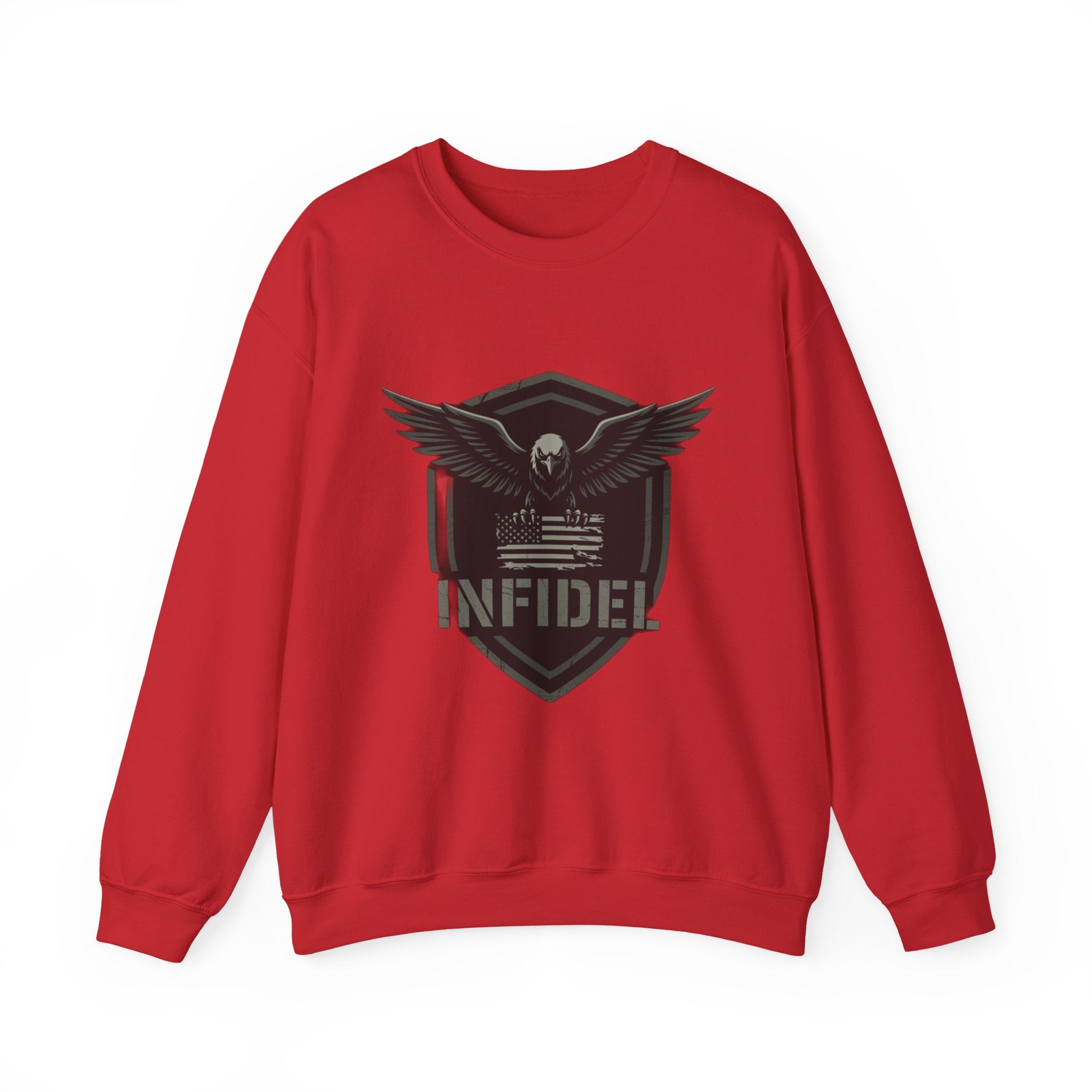 Eagle_Flag Gildan Crewneck Sweatshirt