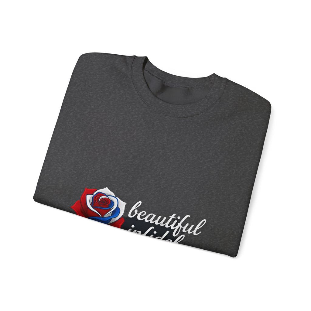 Infidel Beautiful Infidel  Gildan Crewneck Sweatshirt
