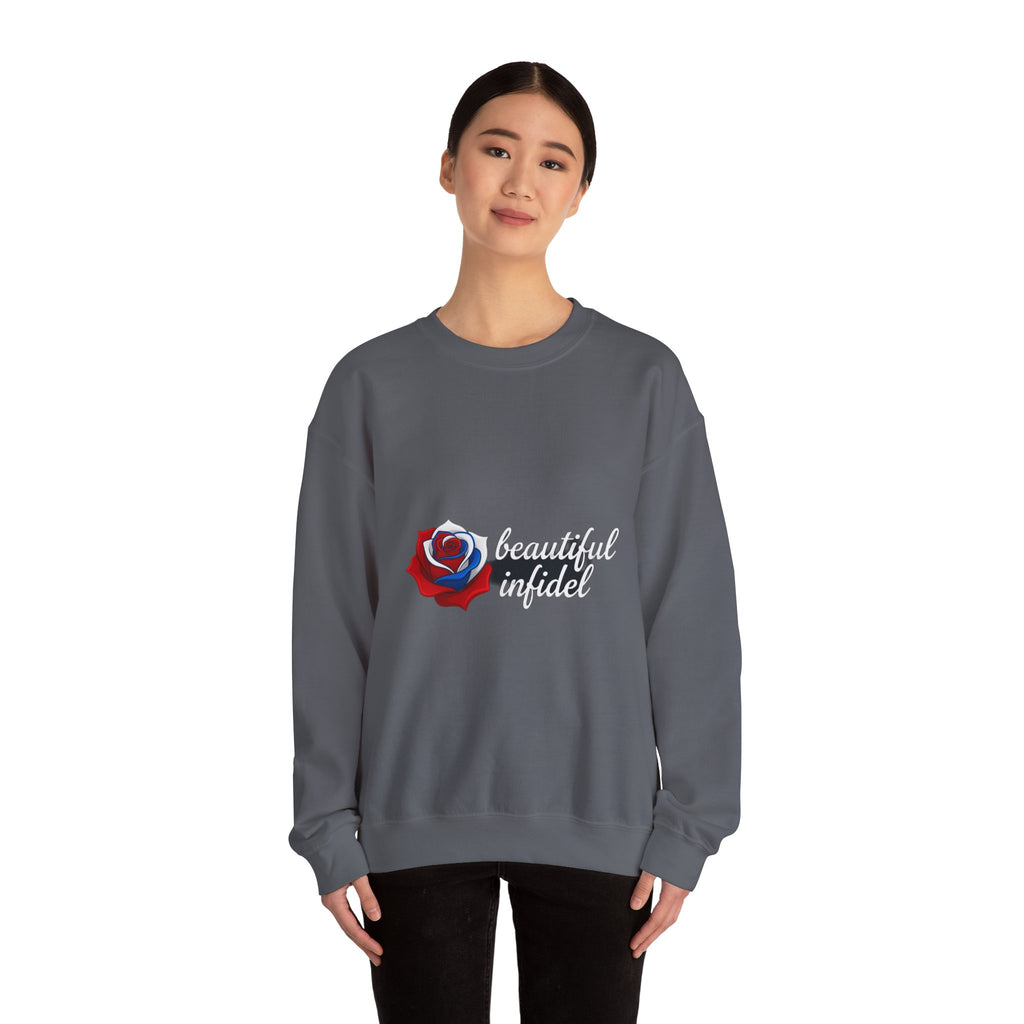 Infidel Beautiful Infidel  Gildan Crewneck Sweatshirt