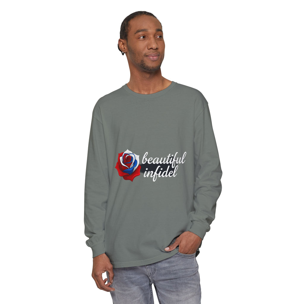 Infidel Beautiful Infidel  Comfort Colors Long Sleeve