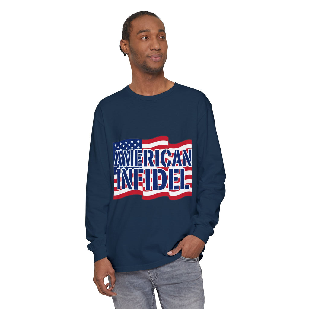 Infidel American Infidel Comfort Colors Long Sleeve