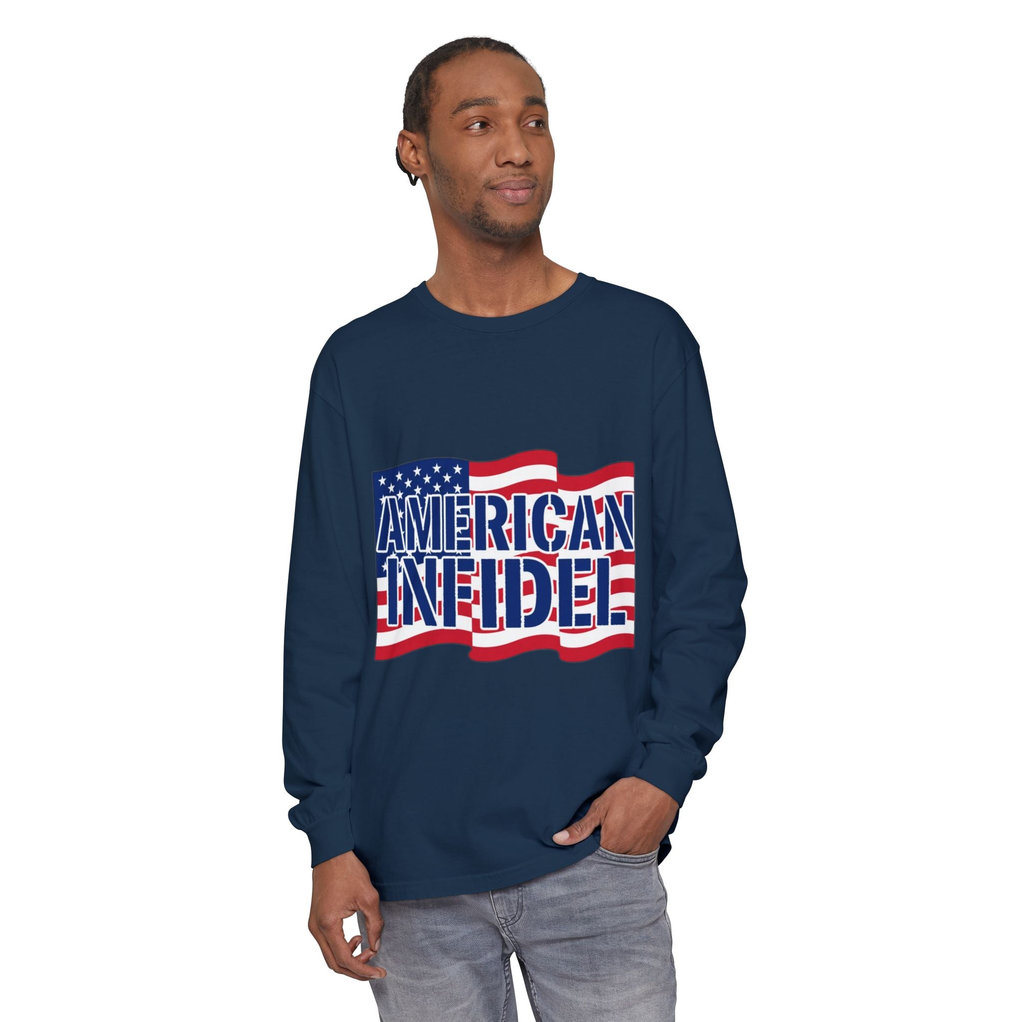 Infidel American Infidel Comfort Colors Long Sleeve