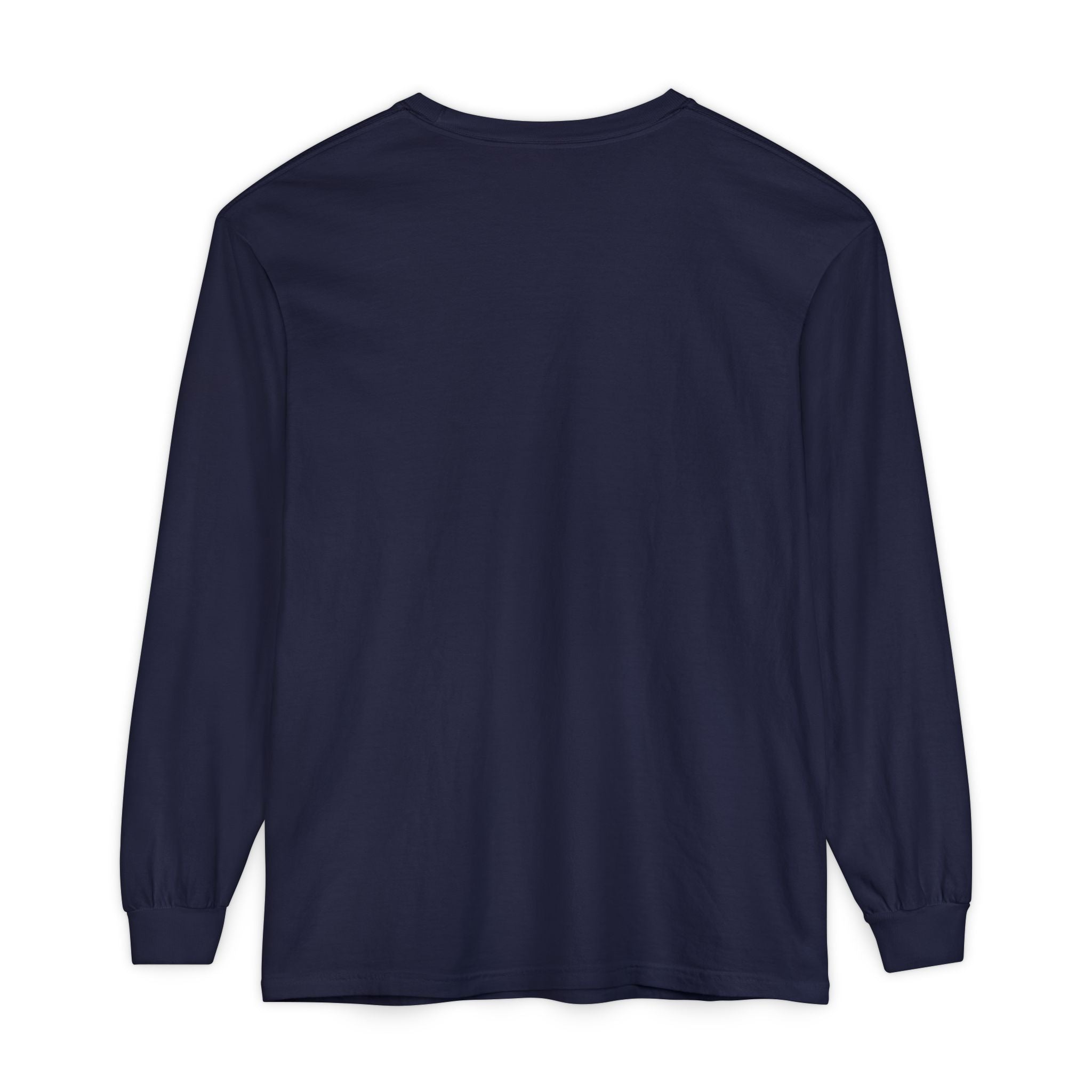 NO STEP BACK Comfort Colors Long Sleeve — Comfort Colors long sleeve tee, garment-dyed, relaxed fit