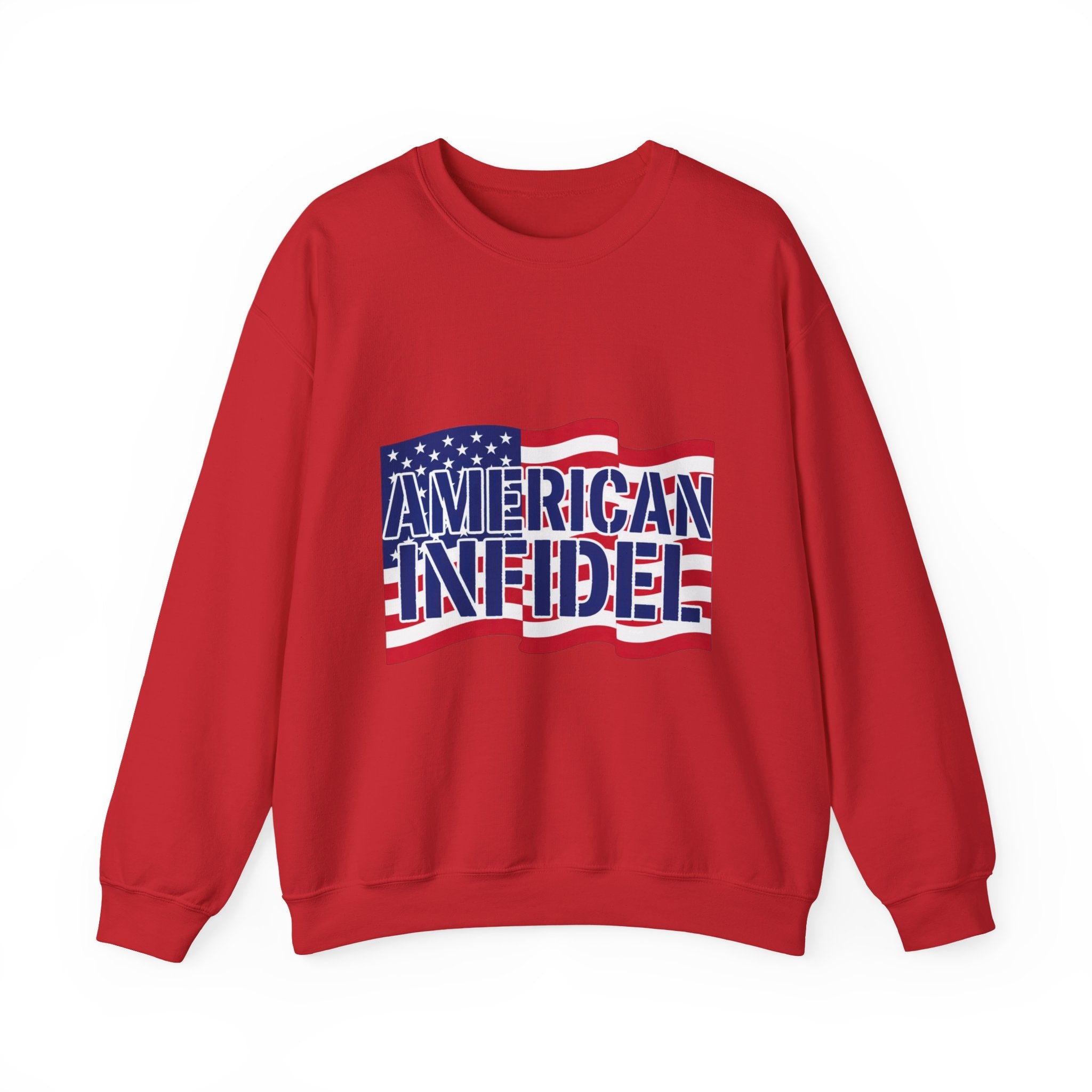 Infidel American Infidel Gildan Crewneck Sweatshirt