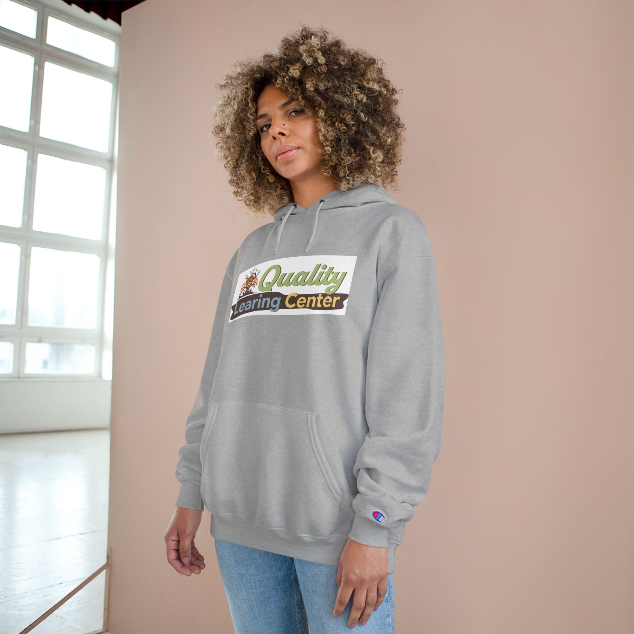 Infidel Learning Center Tee Champion Hoodie