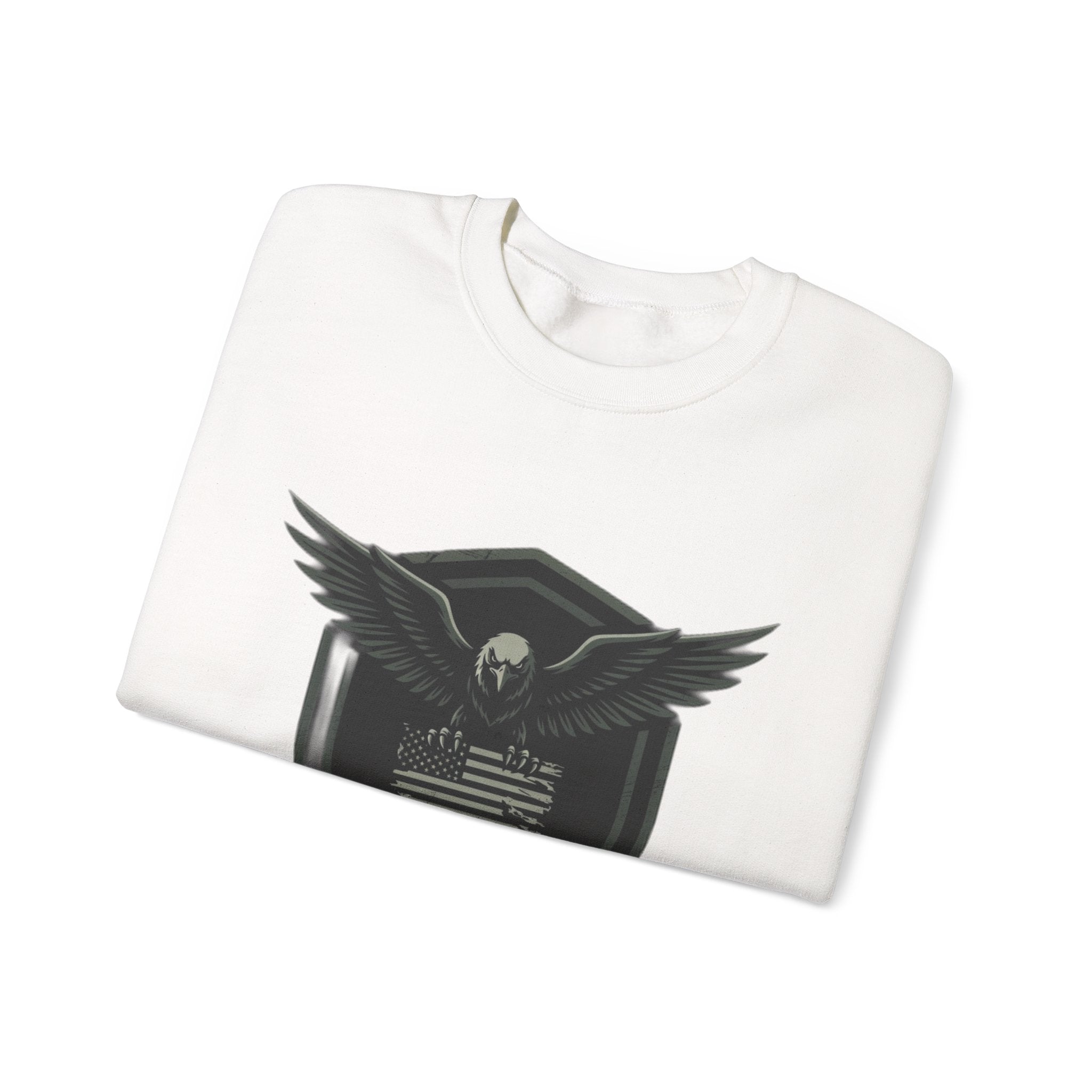 Eagle_Flag Gildan Crewneck Sweatshirt